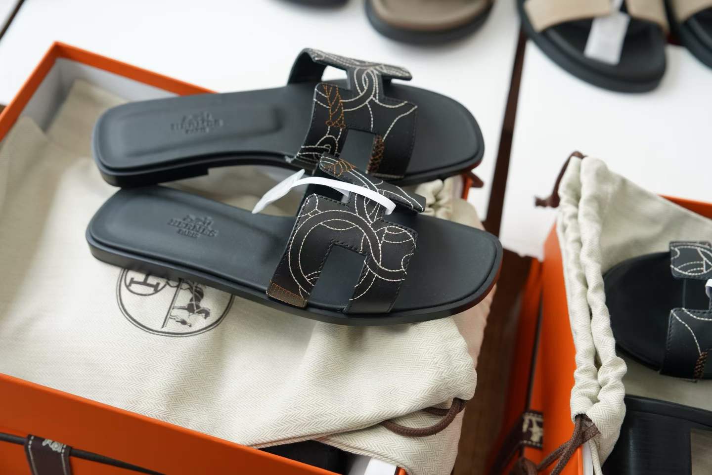 Hermès Slippers view 11