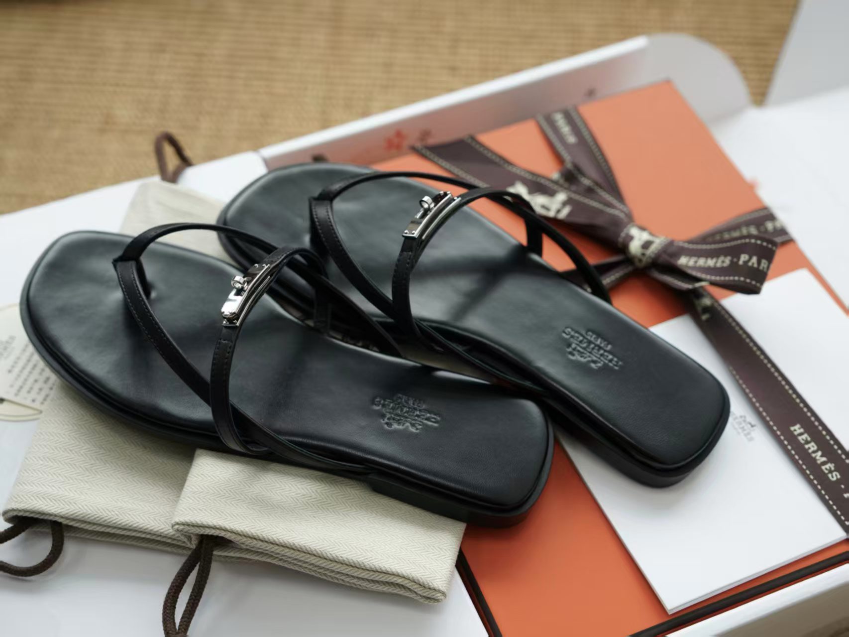Hermès Slippers view 11