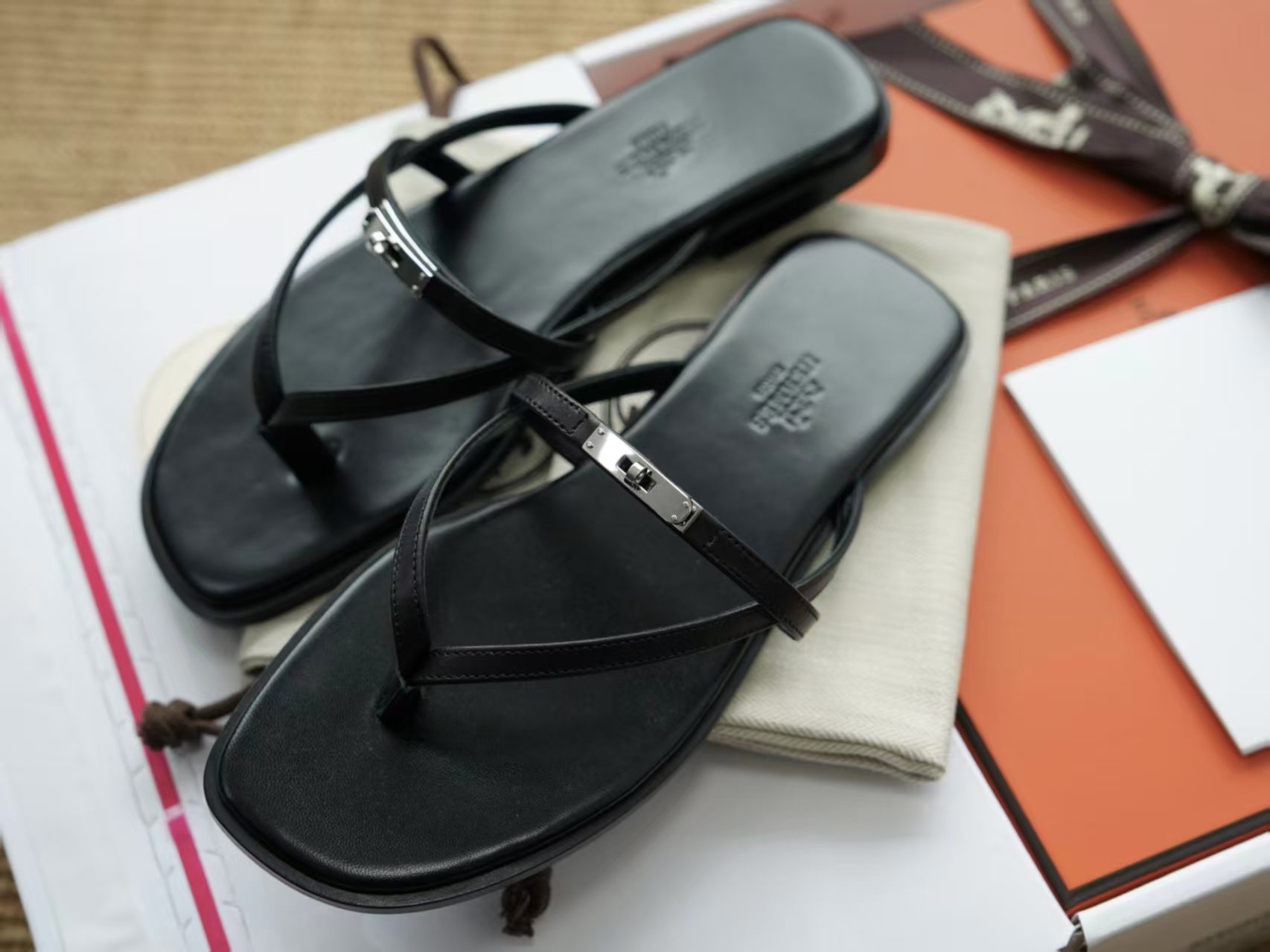 Hermès Slippers view 12