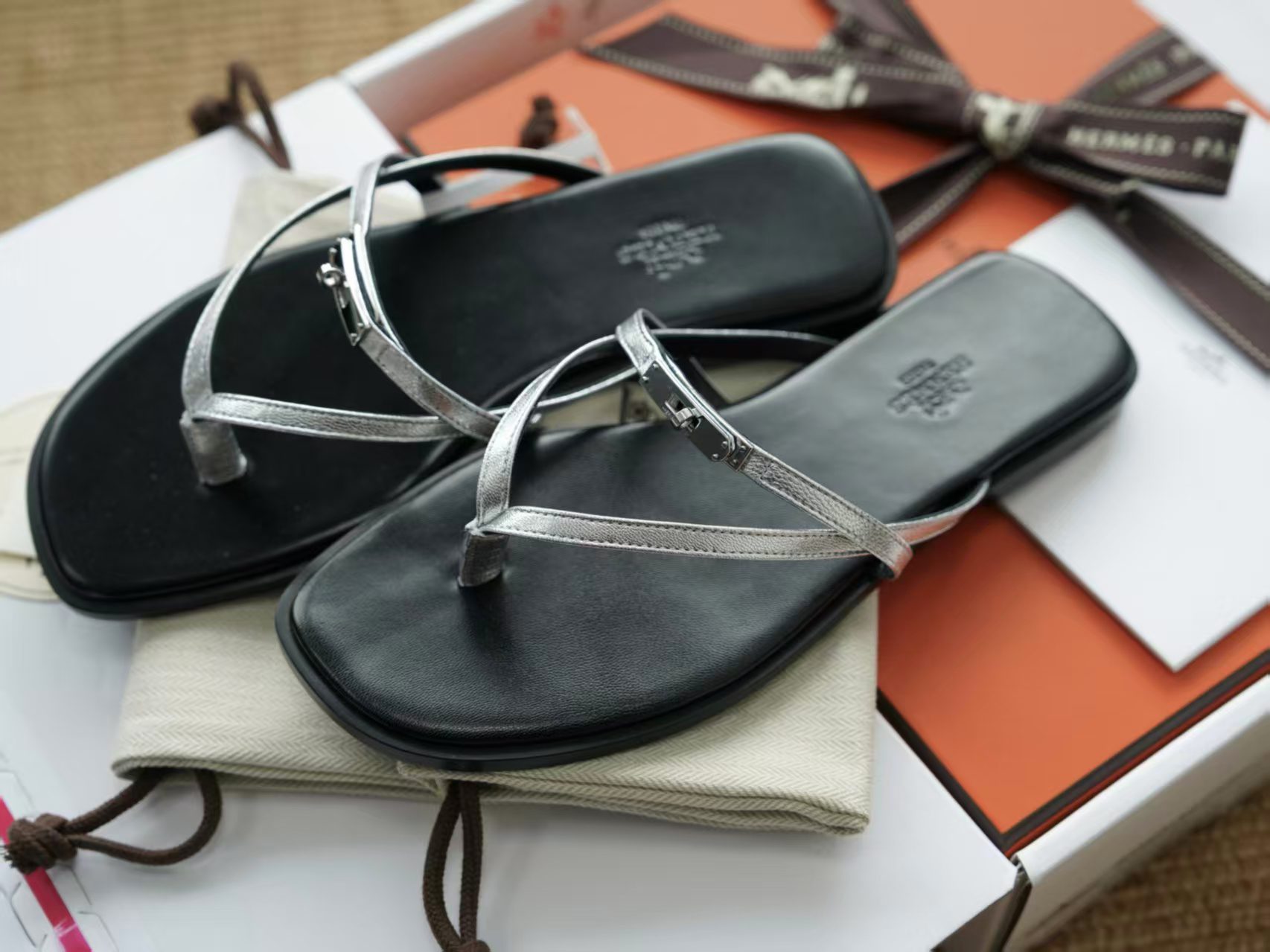Hermès Slippers view 19