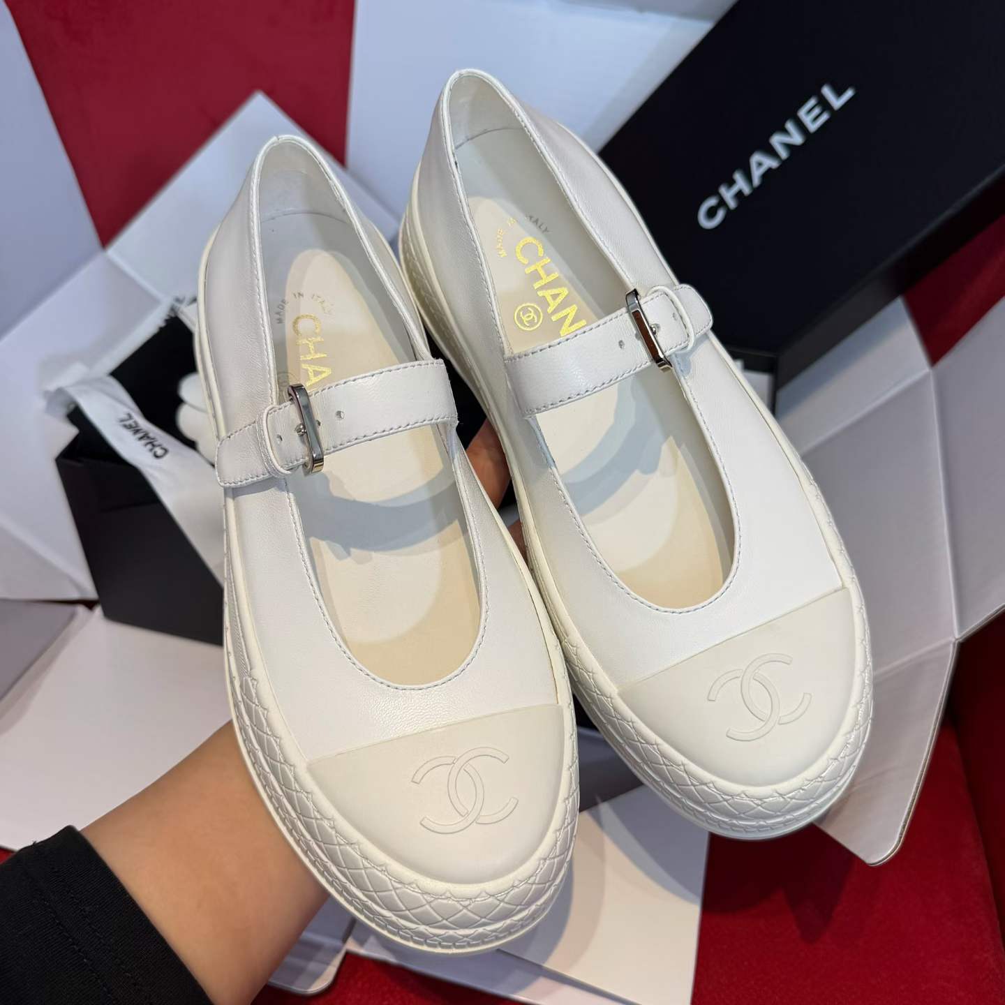 Chanel Thick-soled Mary Jane shoes view 11