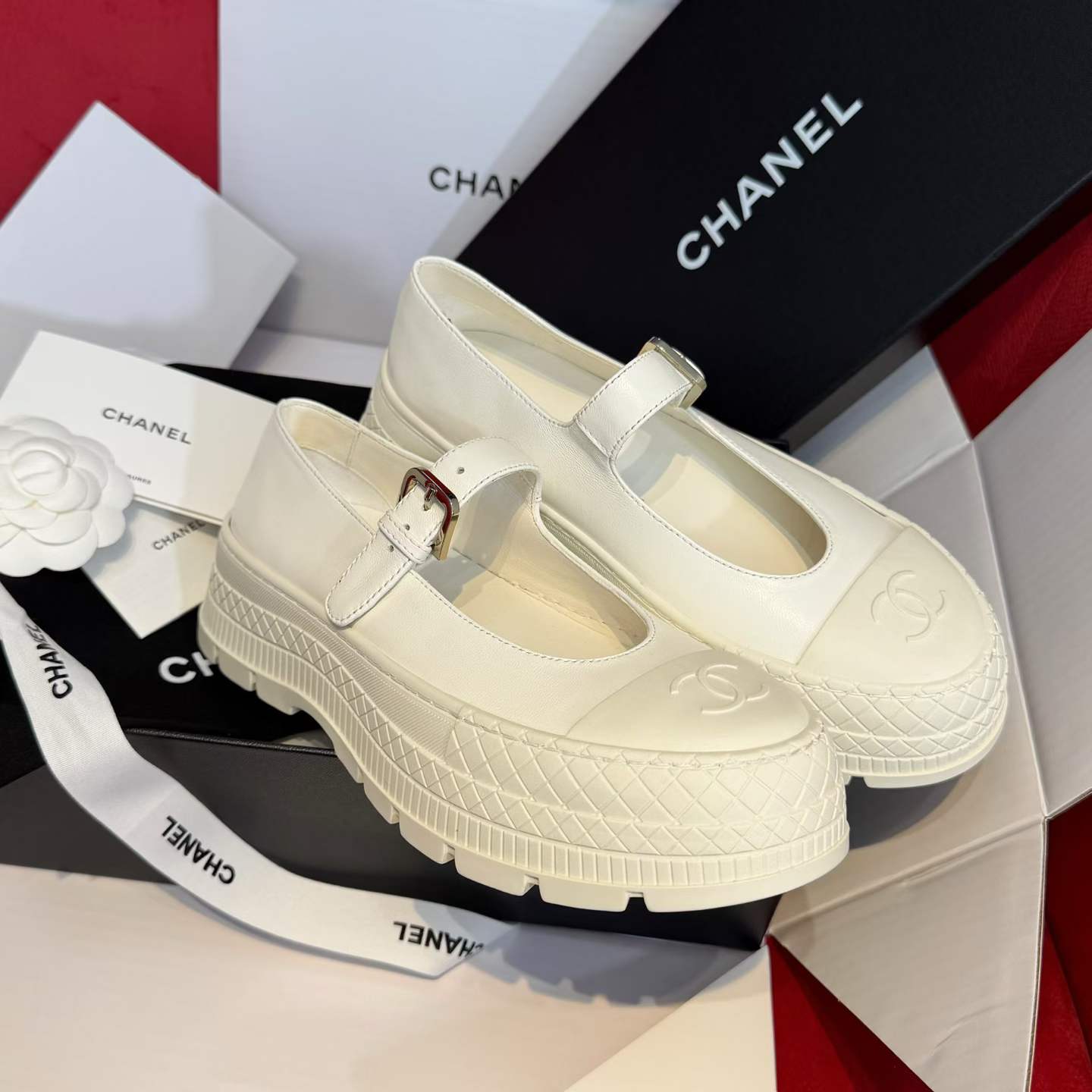Chanel Thick-soled Mary Jane shoes view 13