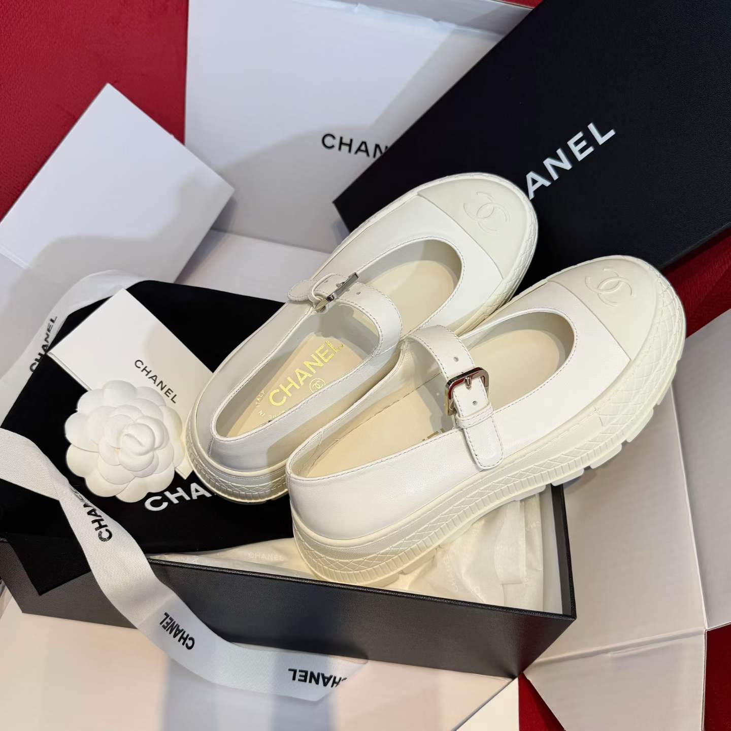 Chanel Thick-soled Mary Jane shoes view 17
