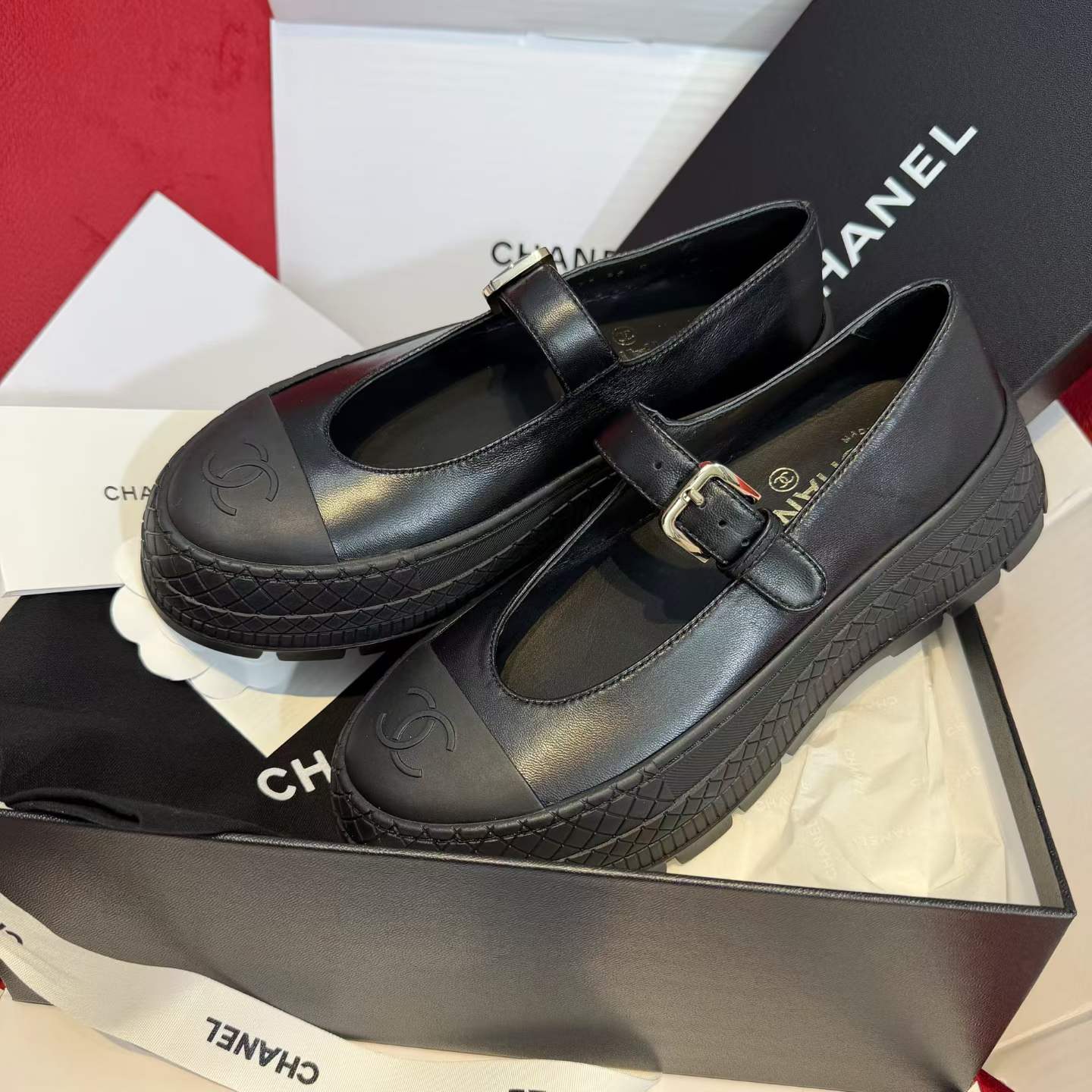 Chanel Thick-soled Mary Jane shoes view 4