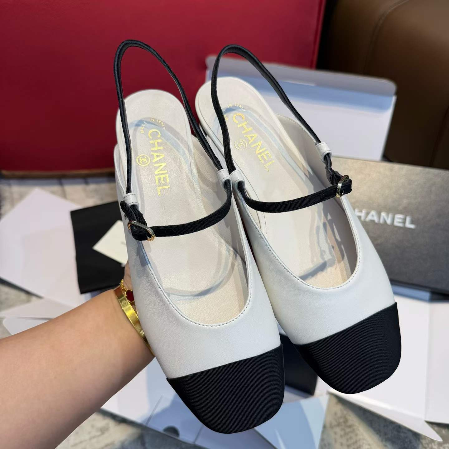 Chanel Mary Jane Shoes view 1