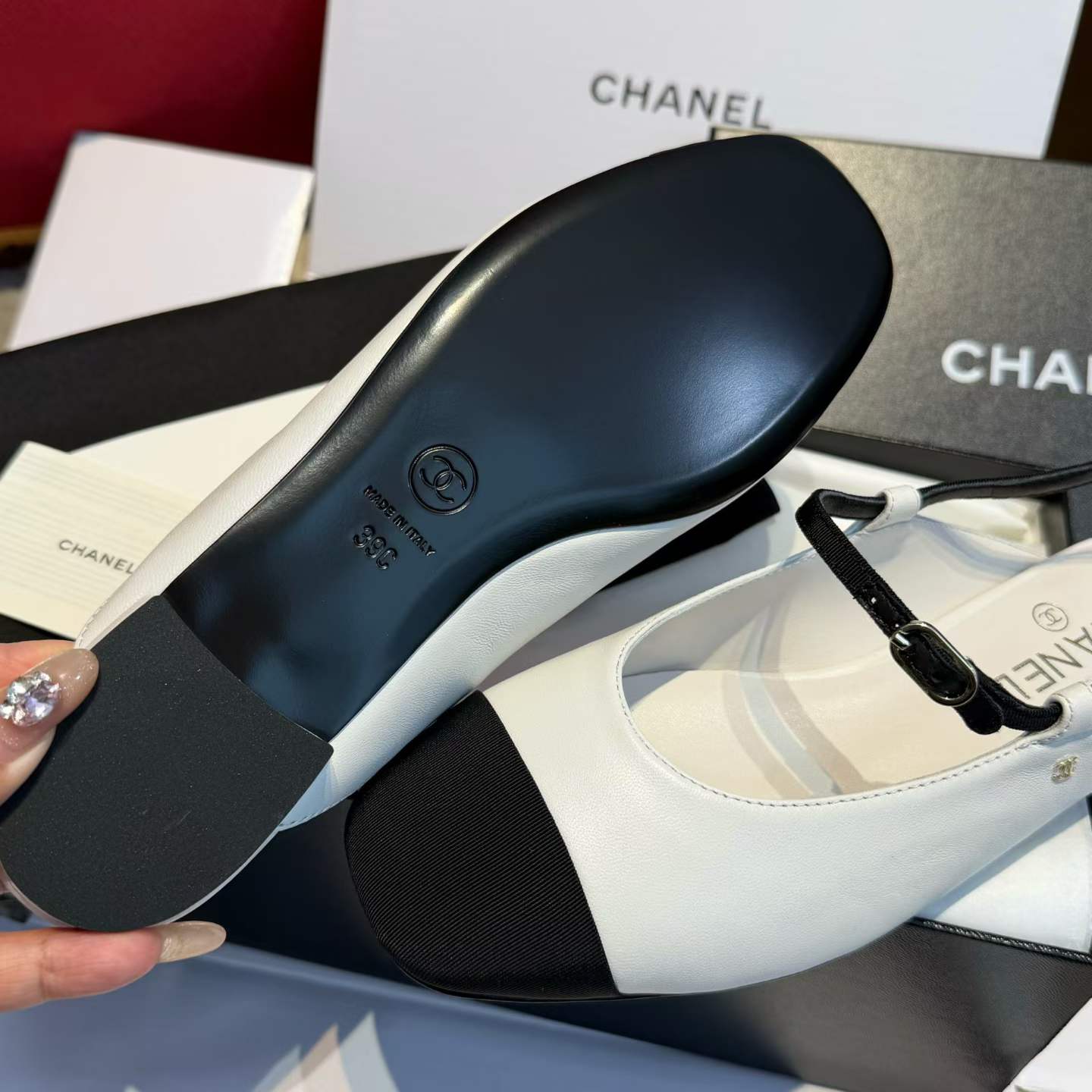 Chanel Mary Jane Shoes view 9