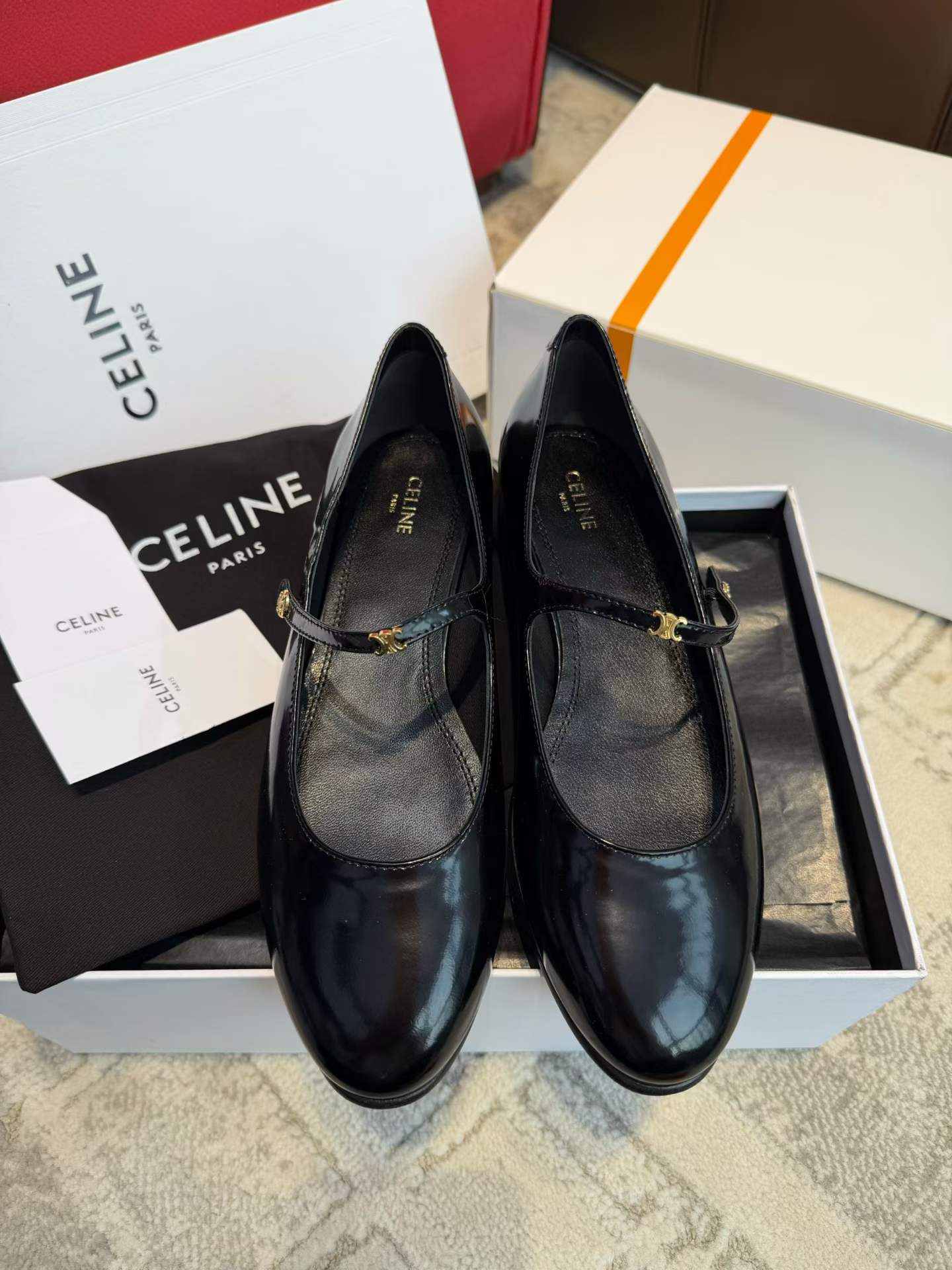 Celine Mary Jane Shoes view 3