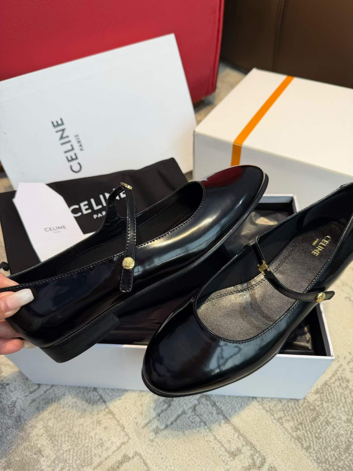Celine Mary Jane Shoes view 7