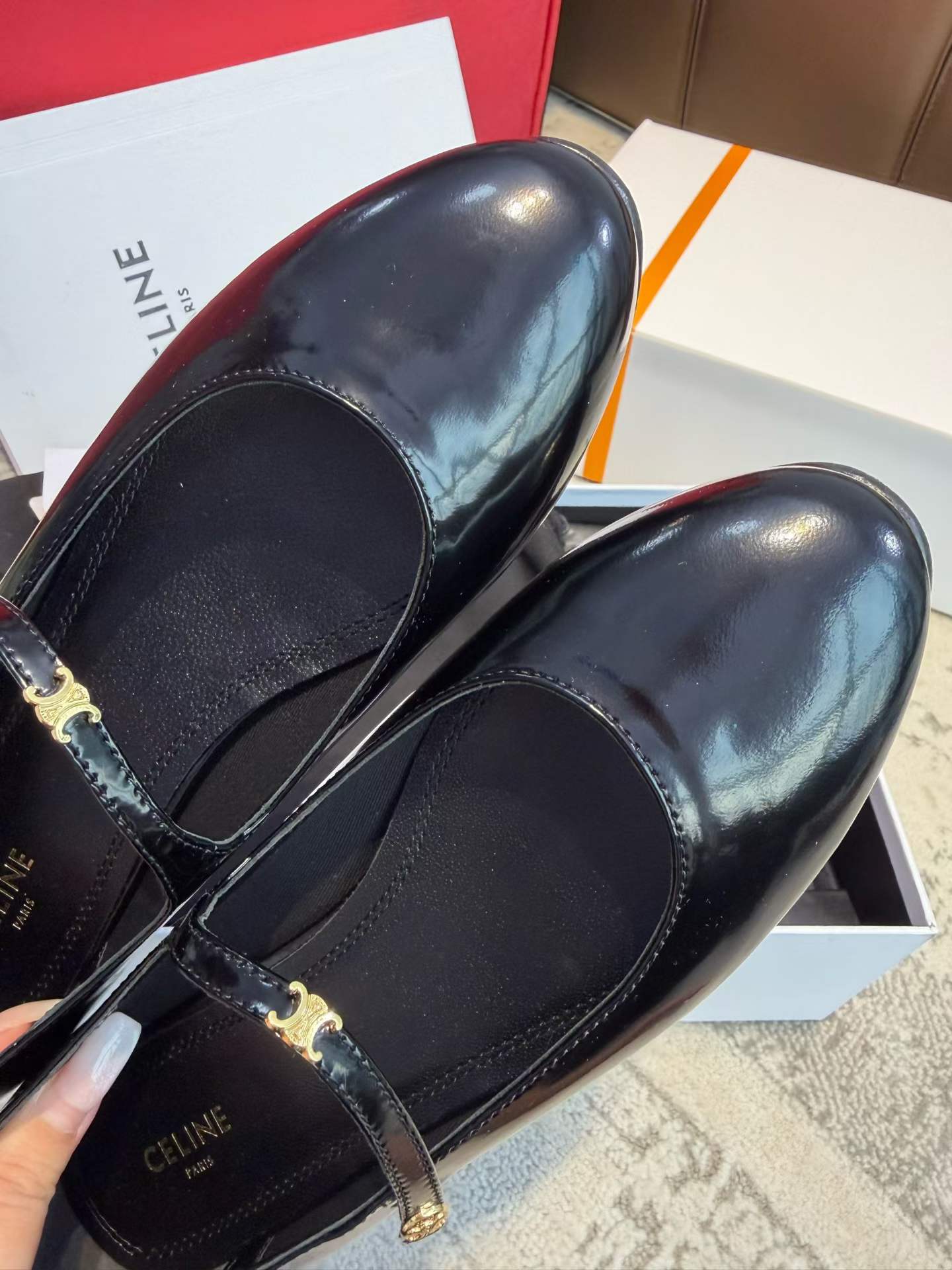 Celine Mary Jane Shoes view 8