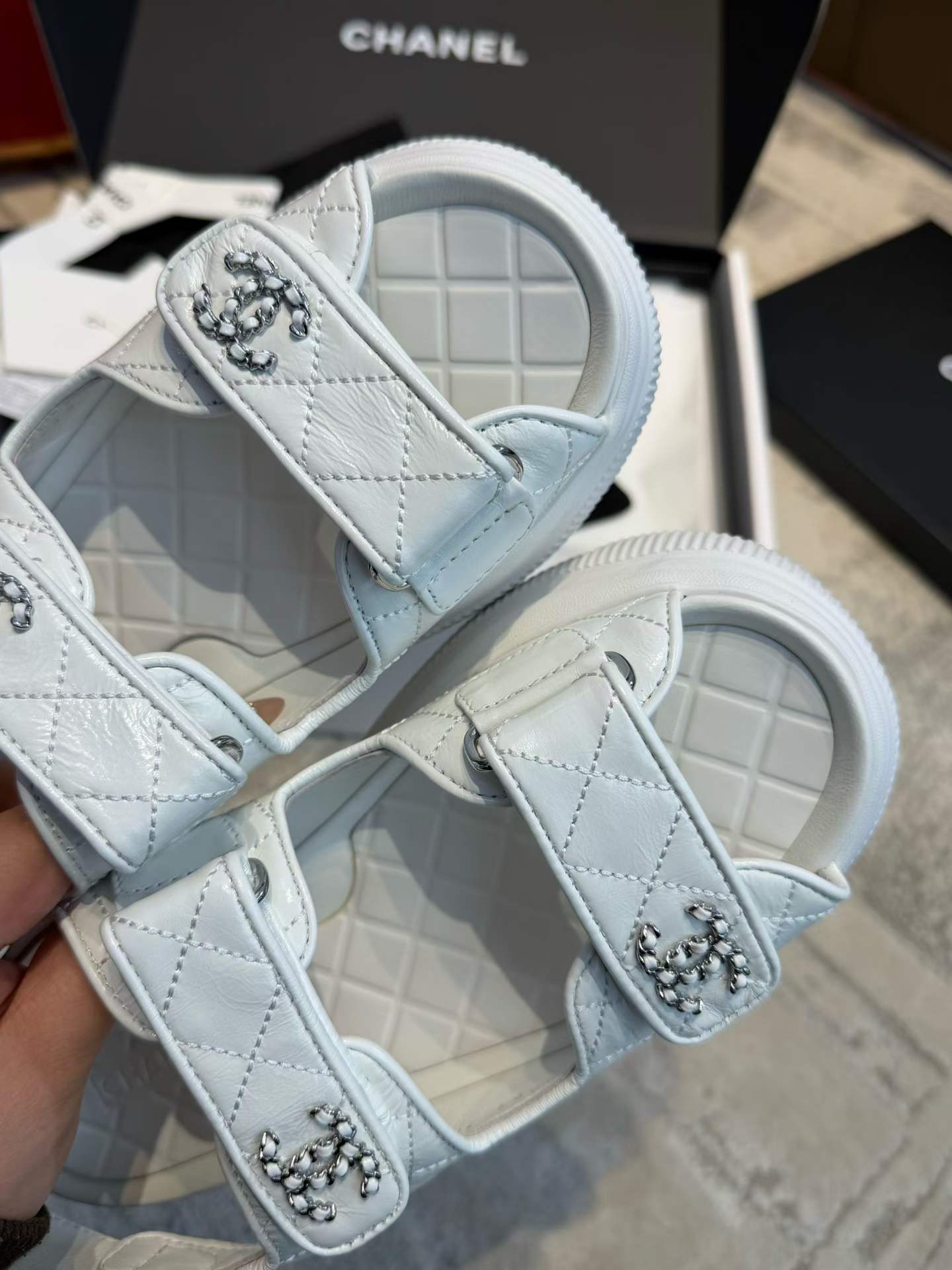 Chanel Platform sandals view 16