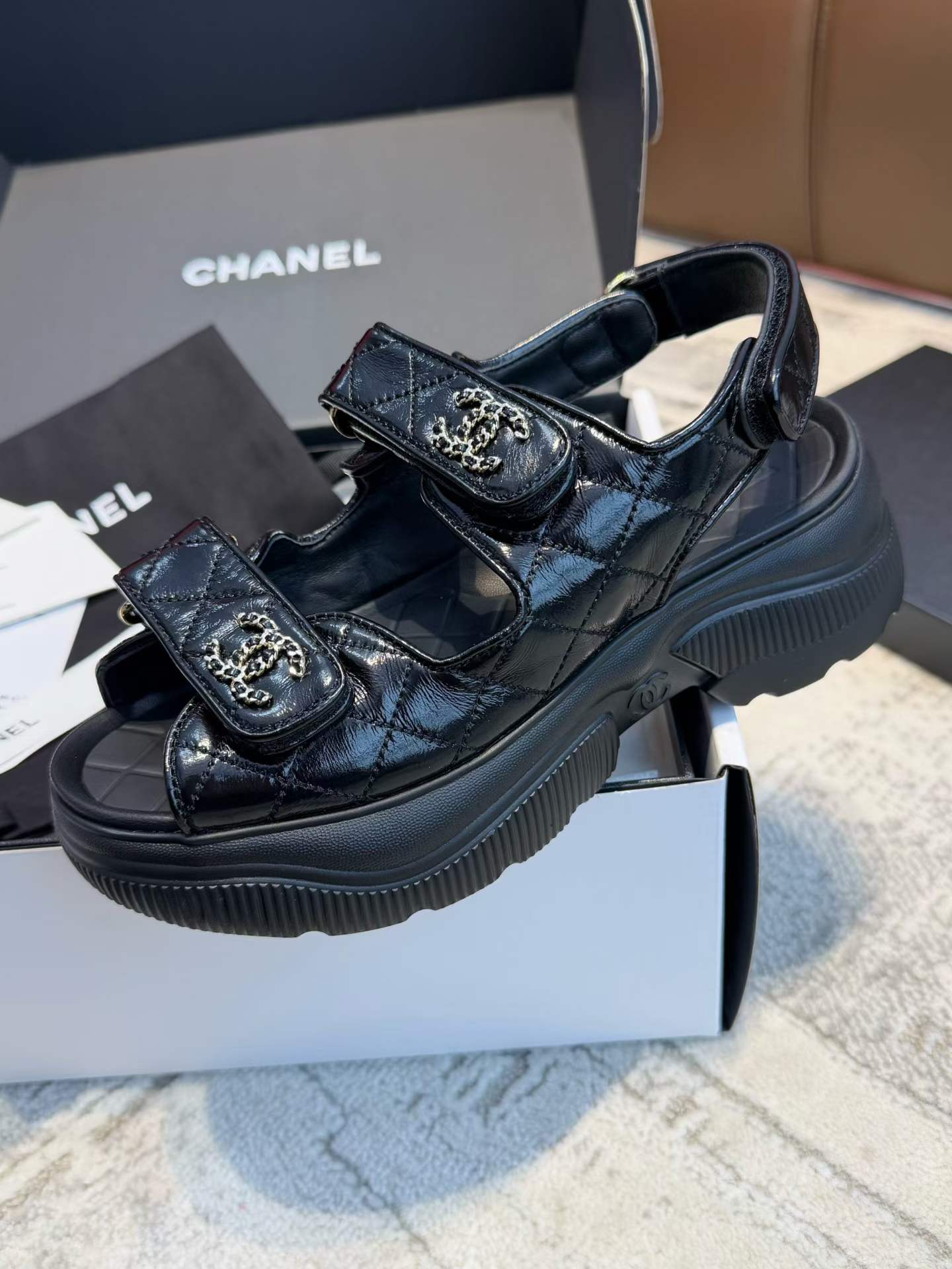 Chanel Platform sandals view 5