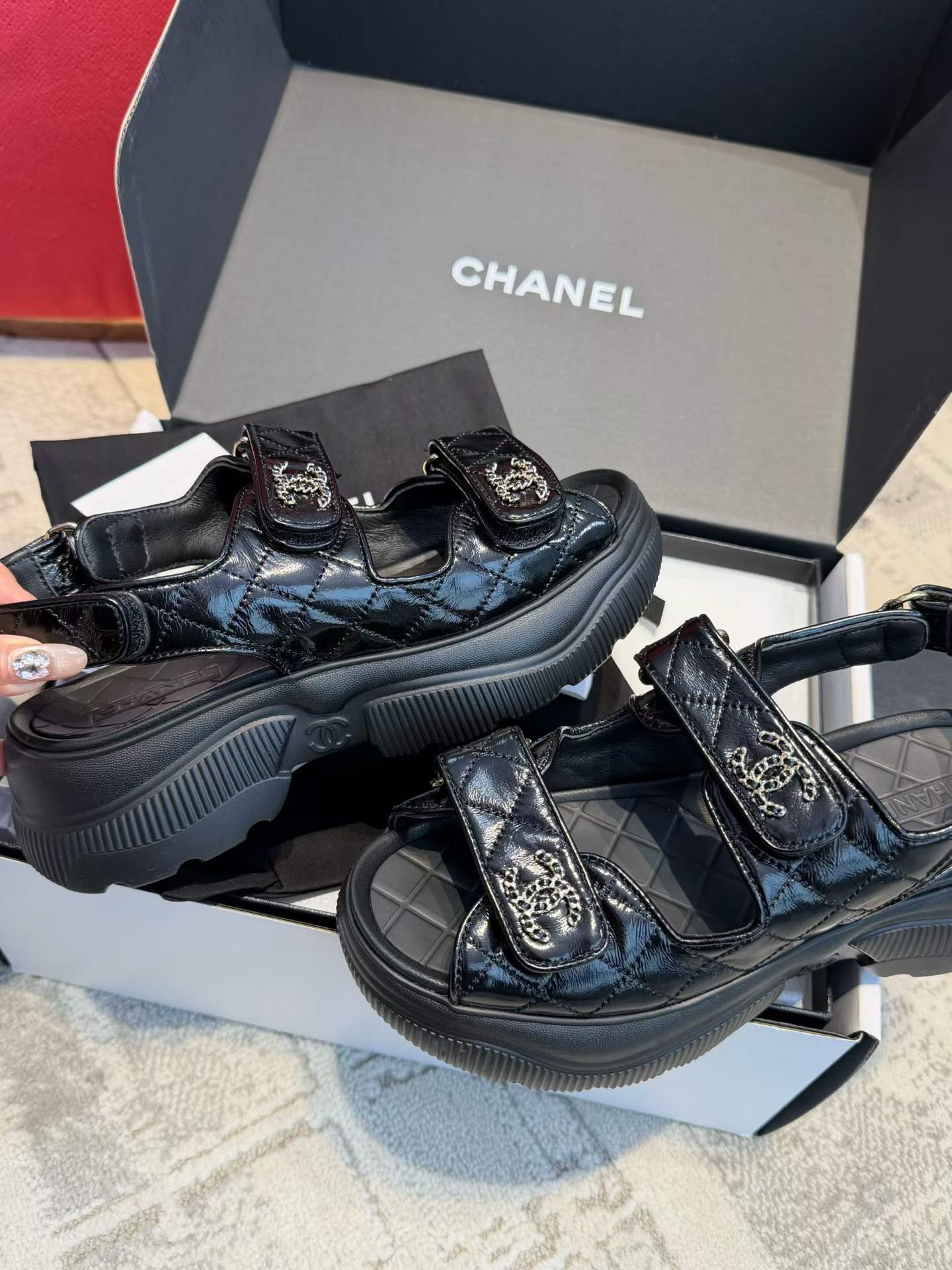 Chanel Platform sandals view 7