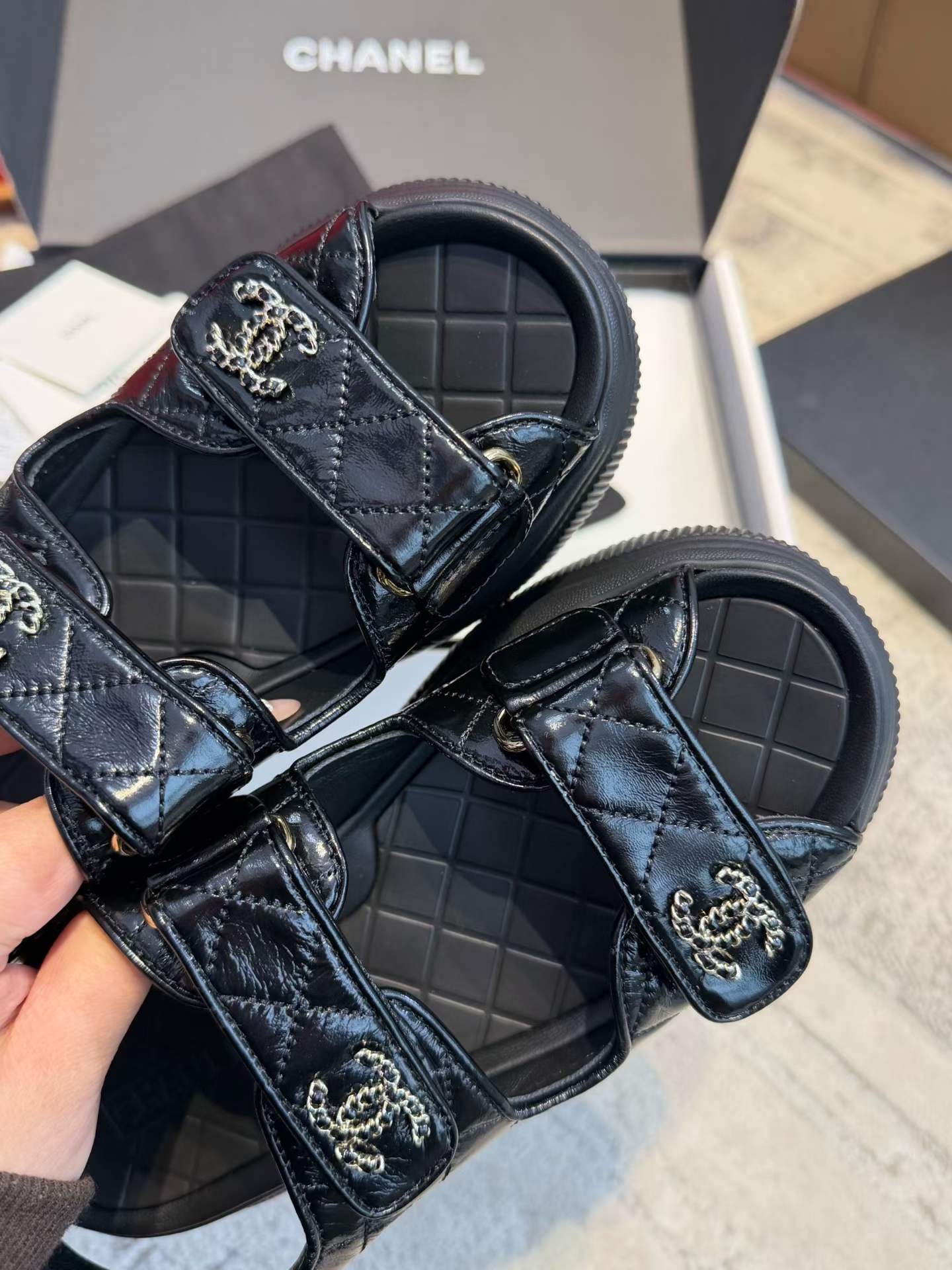 Chanel Platform sandals view 8