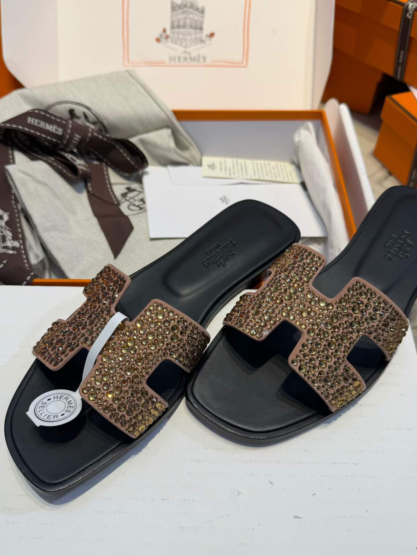 Hermès Slippers view 12