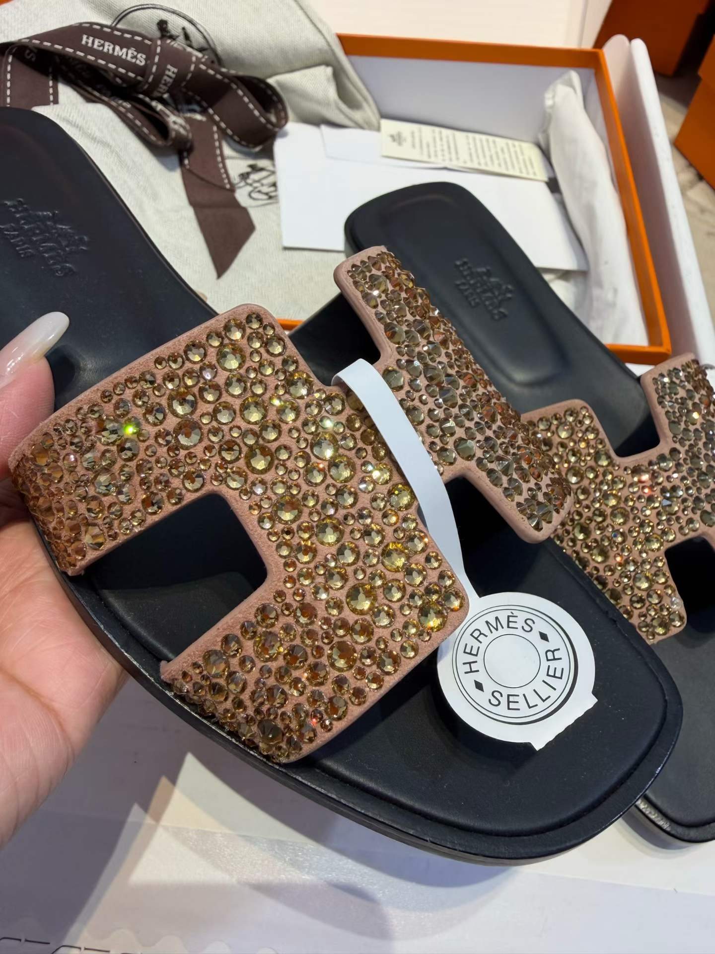 Hermès Slippers view 14