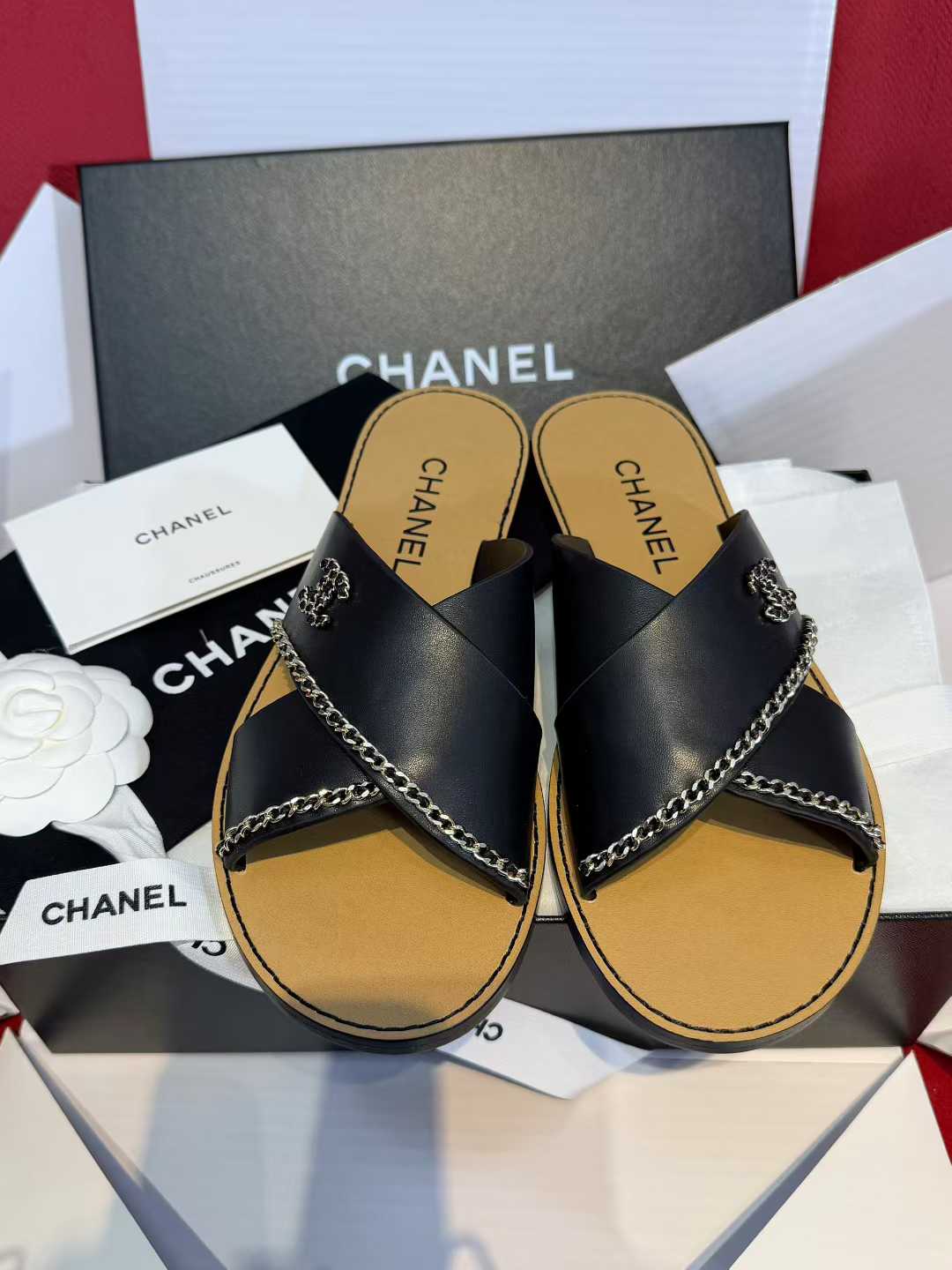 Chanel Slippers view 2