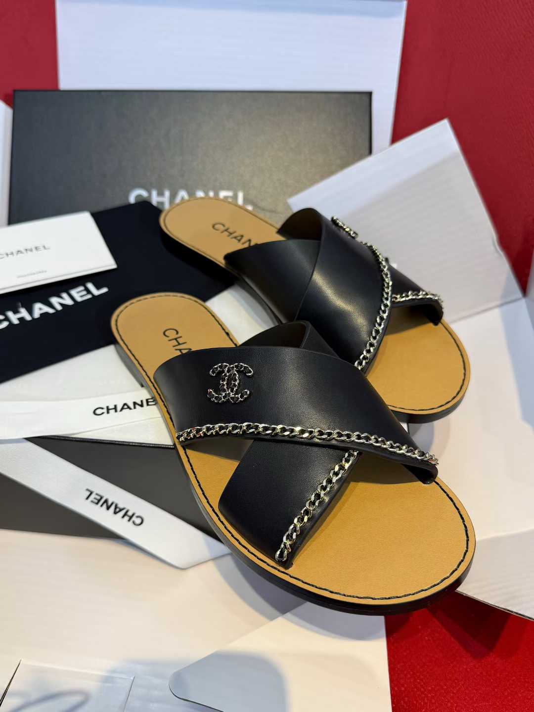 Chanel Slippers view 3