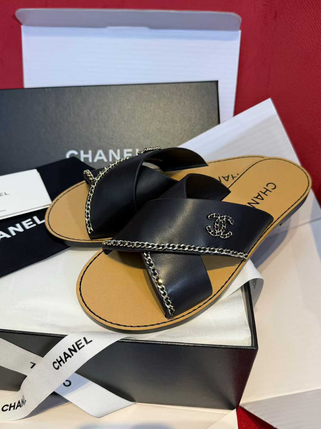 Chanel Slippers view 4