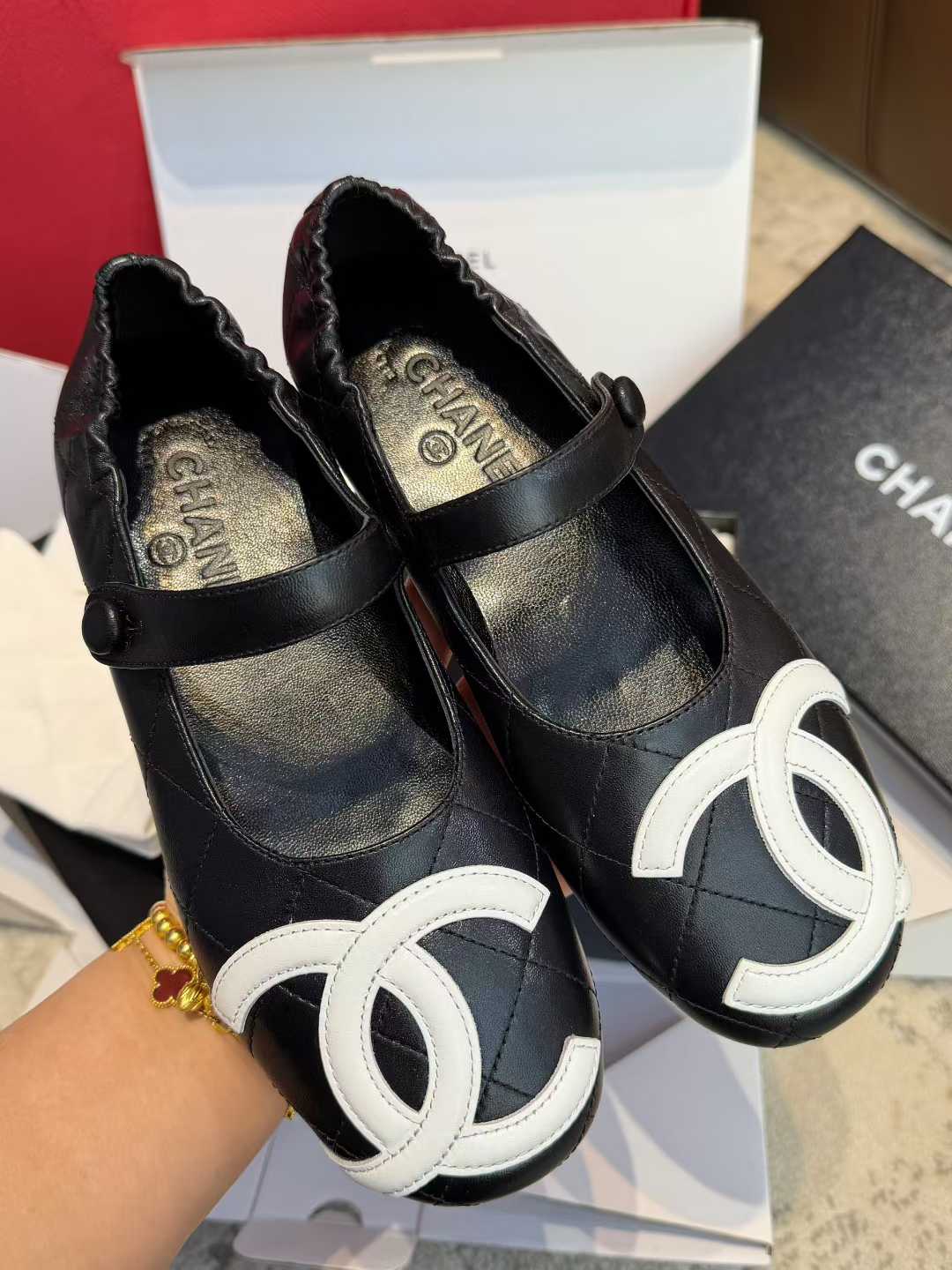 Chanel Mary Jane Shoes view 1