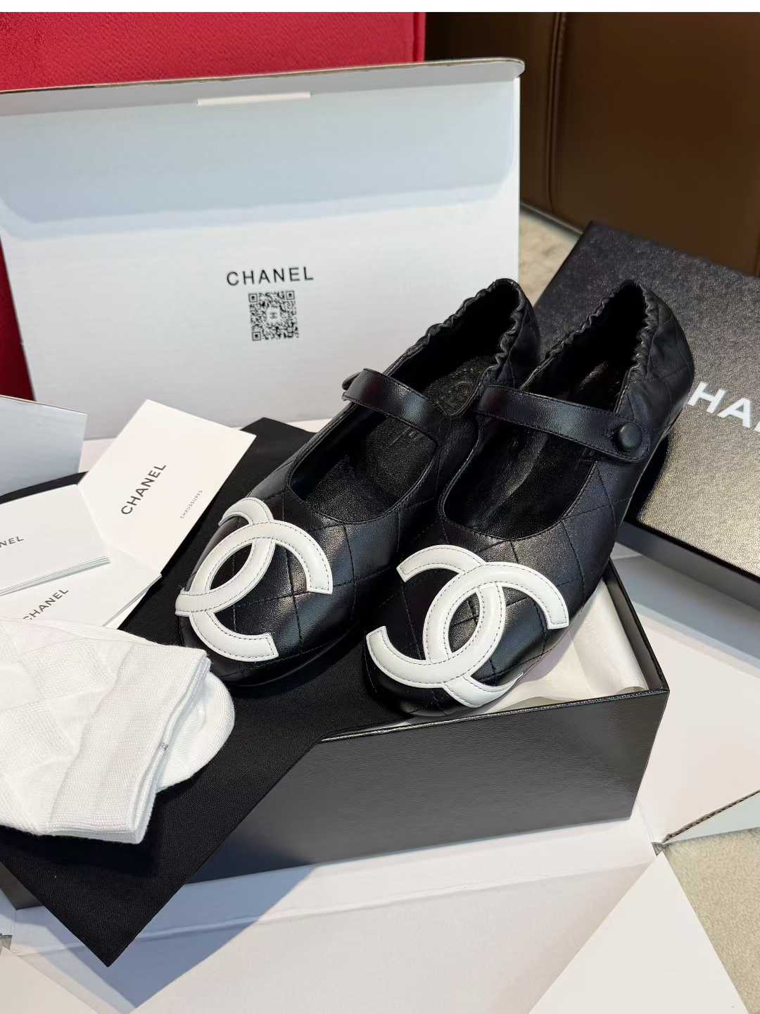 Chanel Mary Jane Shoes view 2