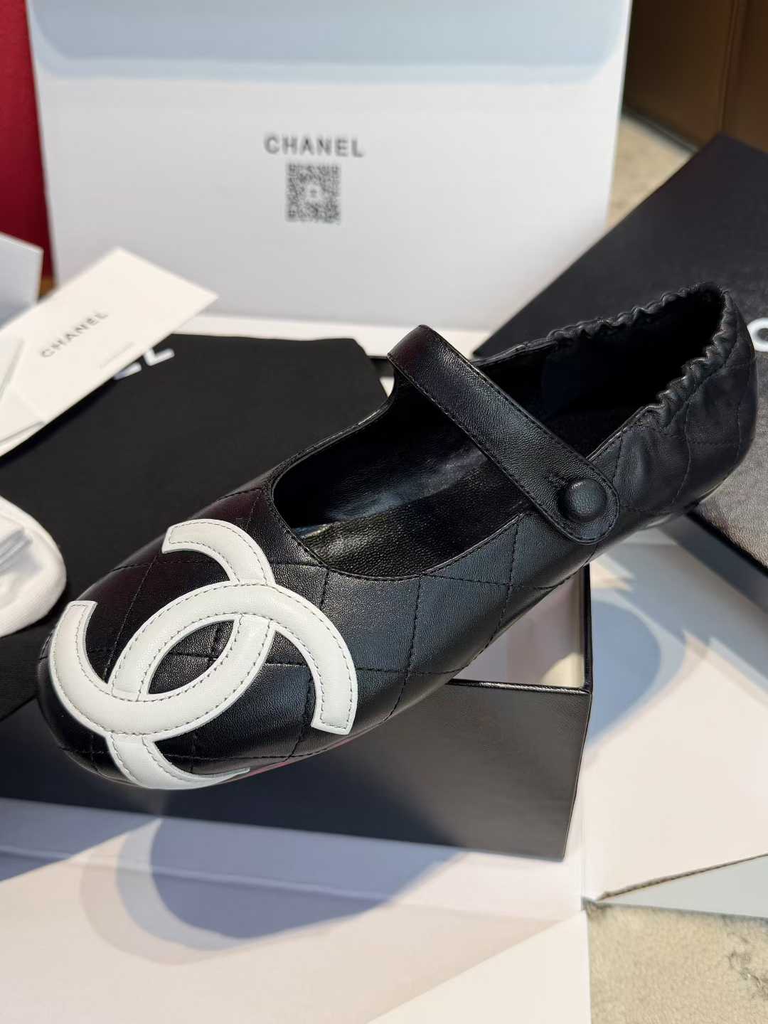 Chanel Mary Jane Shoes view 3