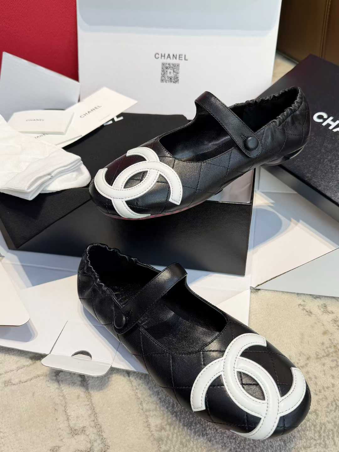 Chanel Mary Jane Shoes view 4