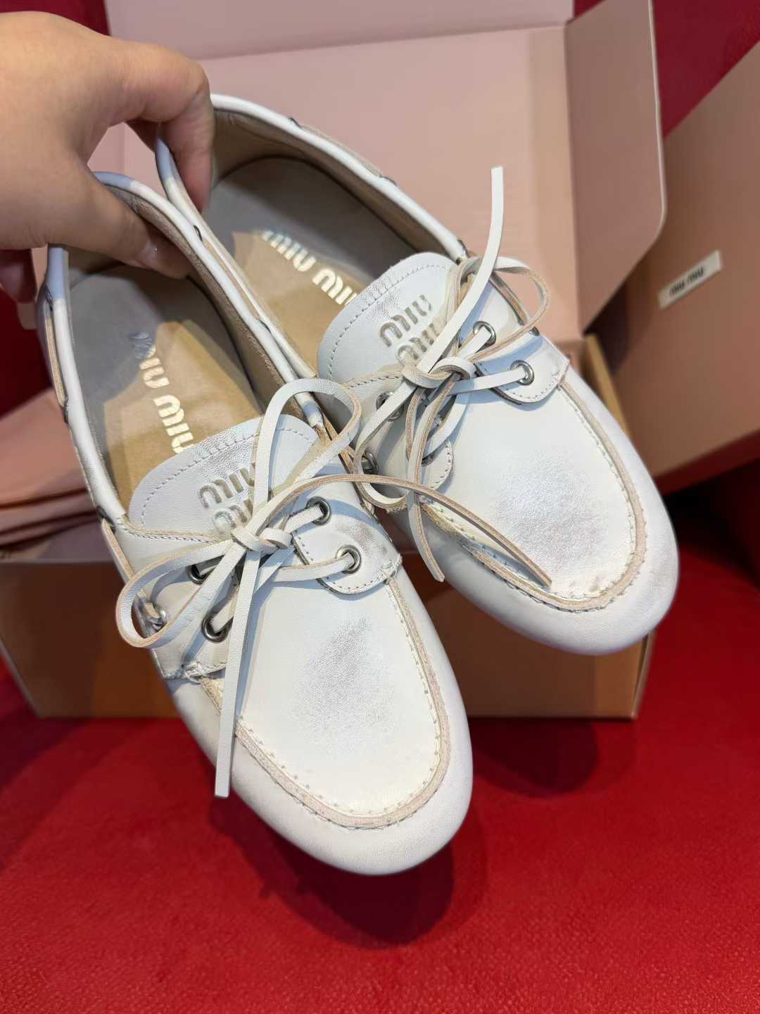Miu Miu Love shoes view 1