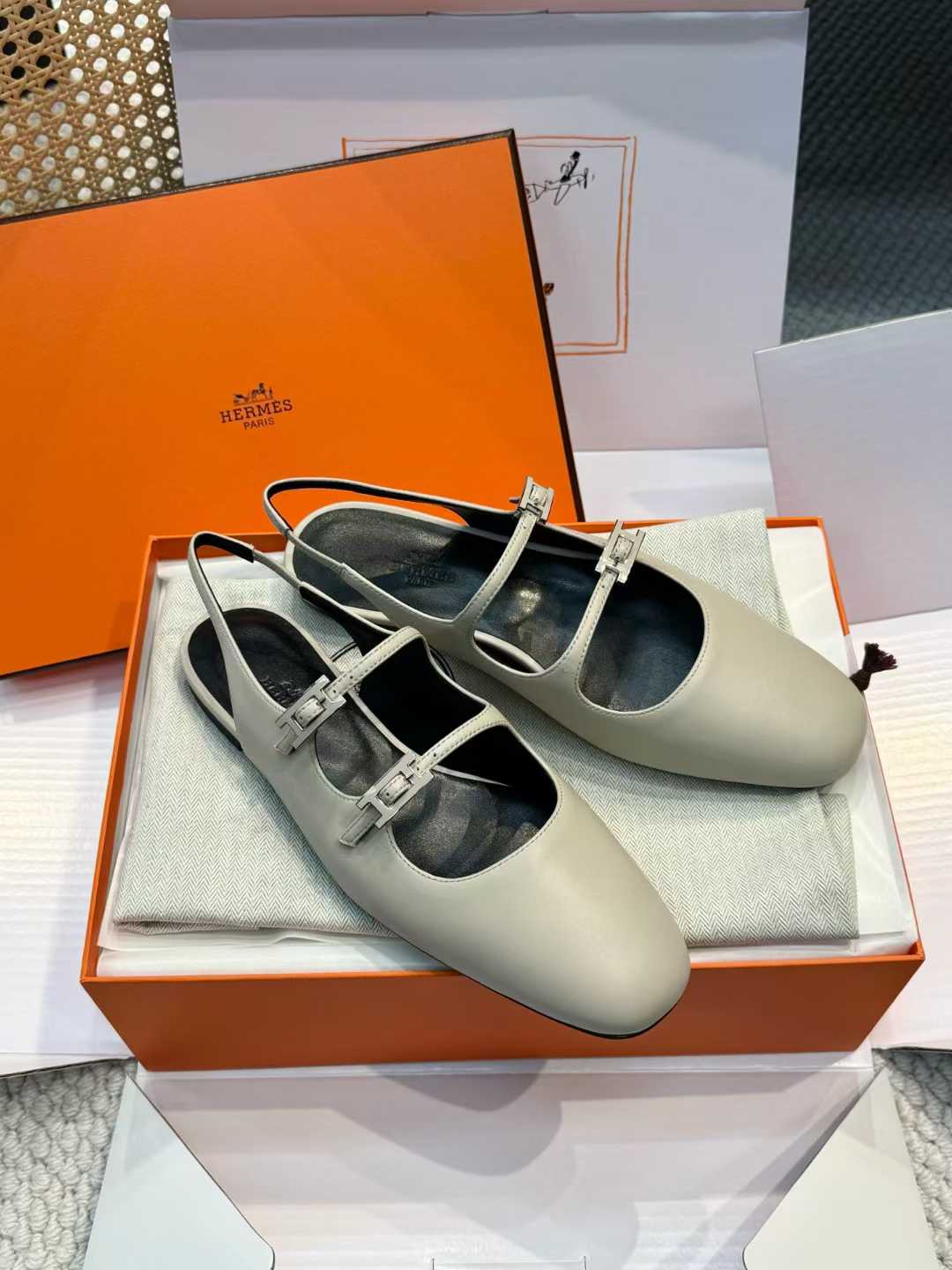Hermès Mary Jane Shoes view 11