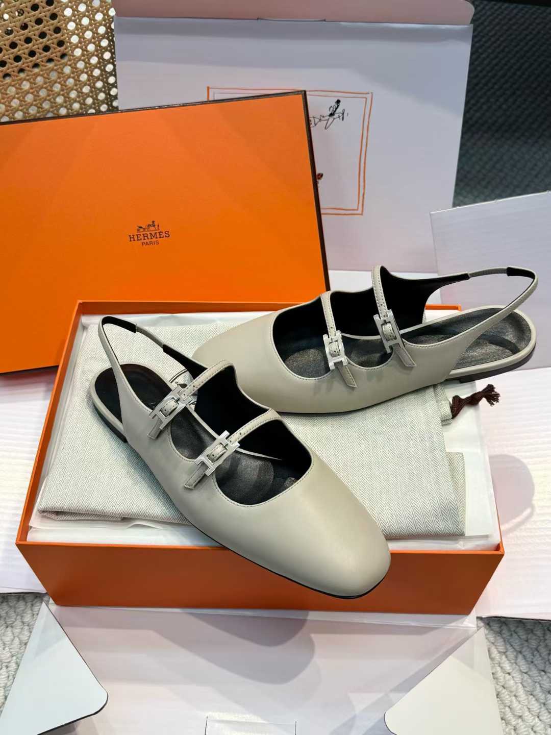 Hermès Mary Jane Shoes view 13