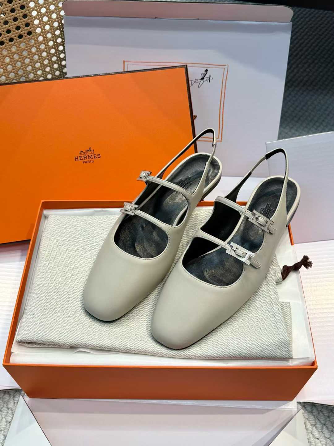 Hermès Mary Jane Shoes view 14