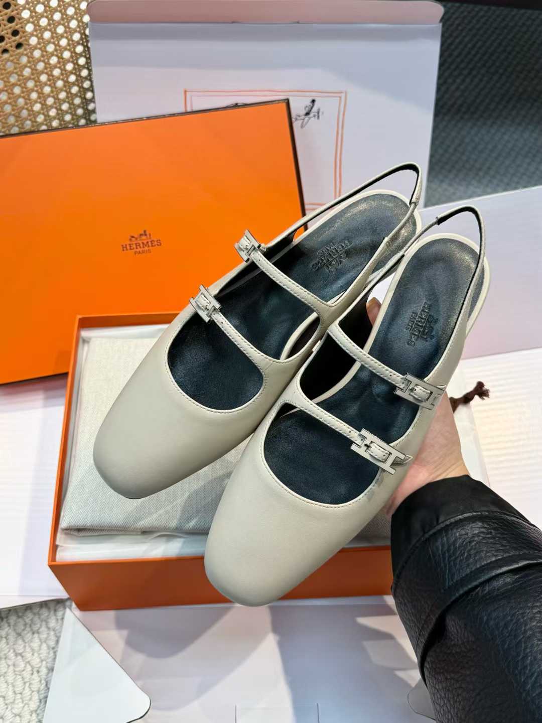 Hermès Mary Jane Shoes view 15