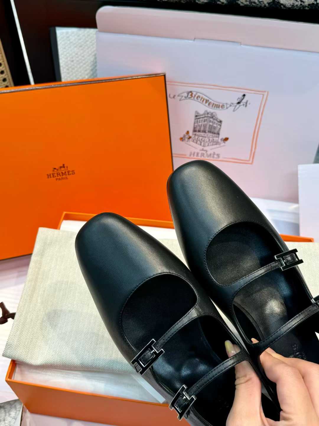 Hermès Mary Jane Shoes view 9