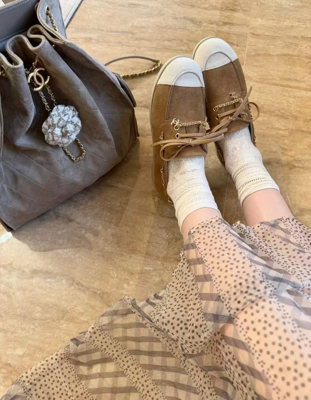 Chanel Vintage flats view 1