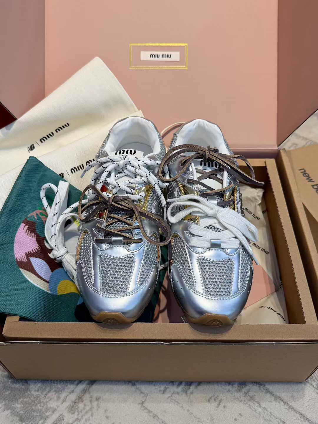 Miu Miu Virtue training shoes view 2
