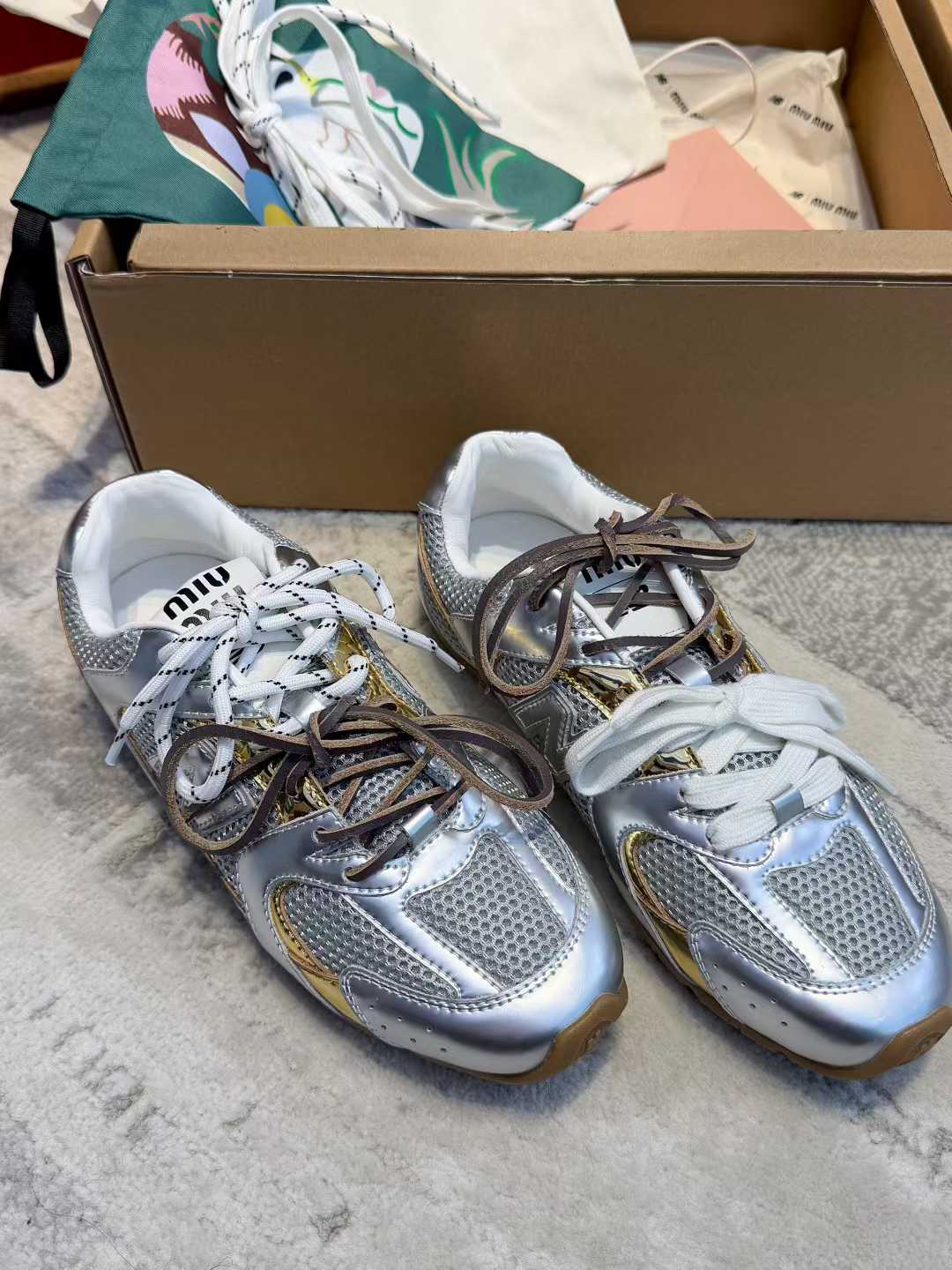 Miu Miu Virtue training shoes view 3