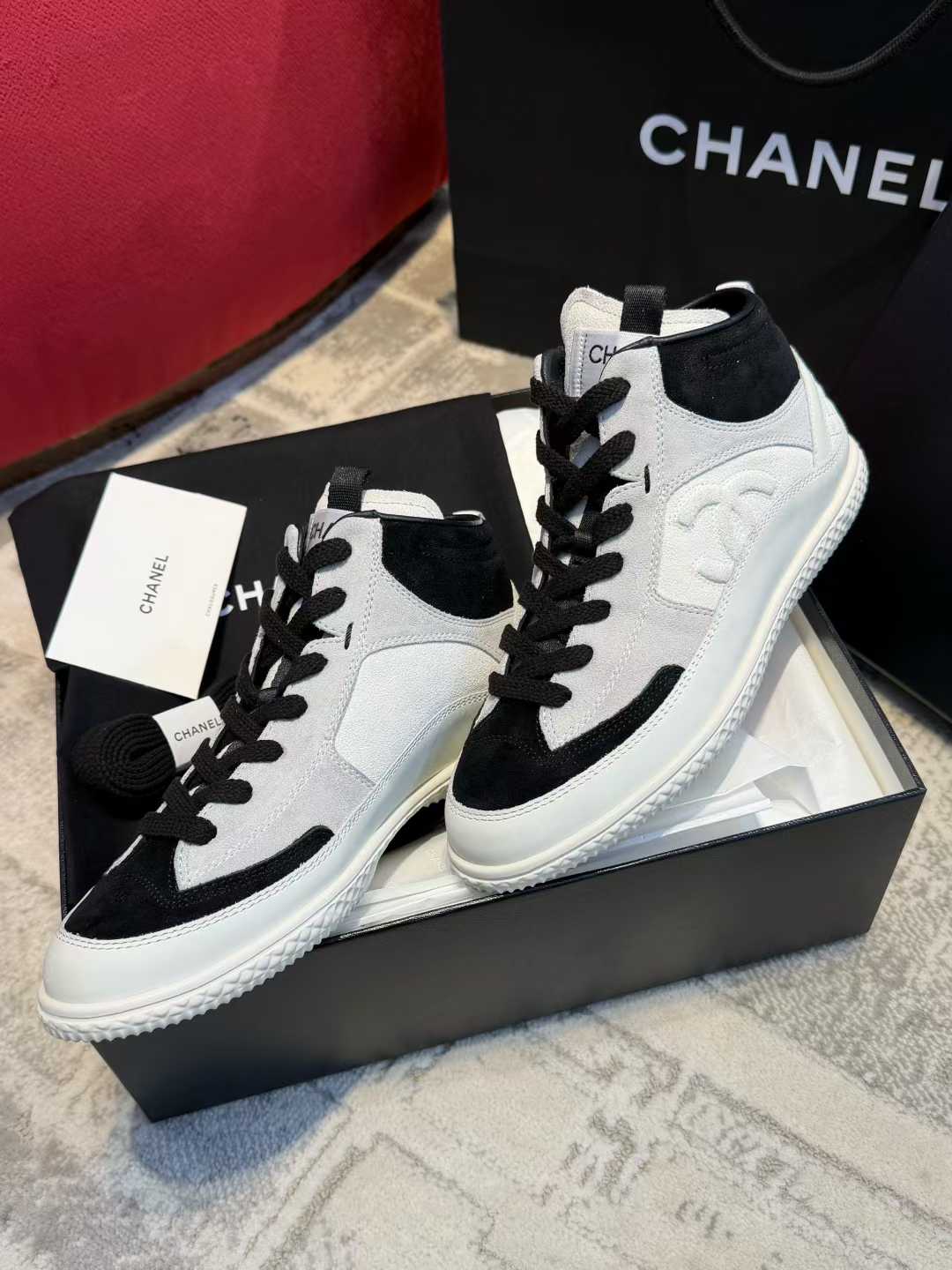 Chanel 25N High-top sneakers view 6