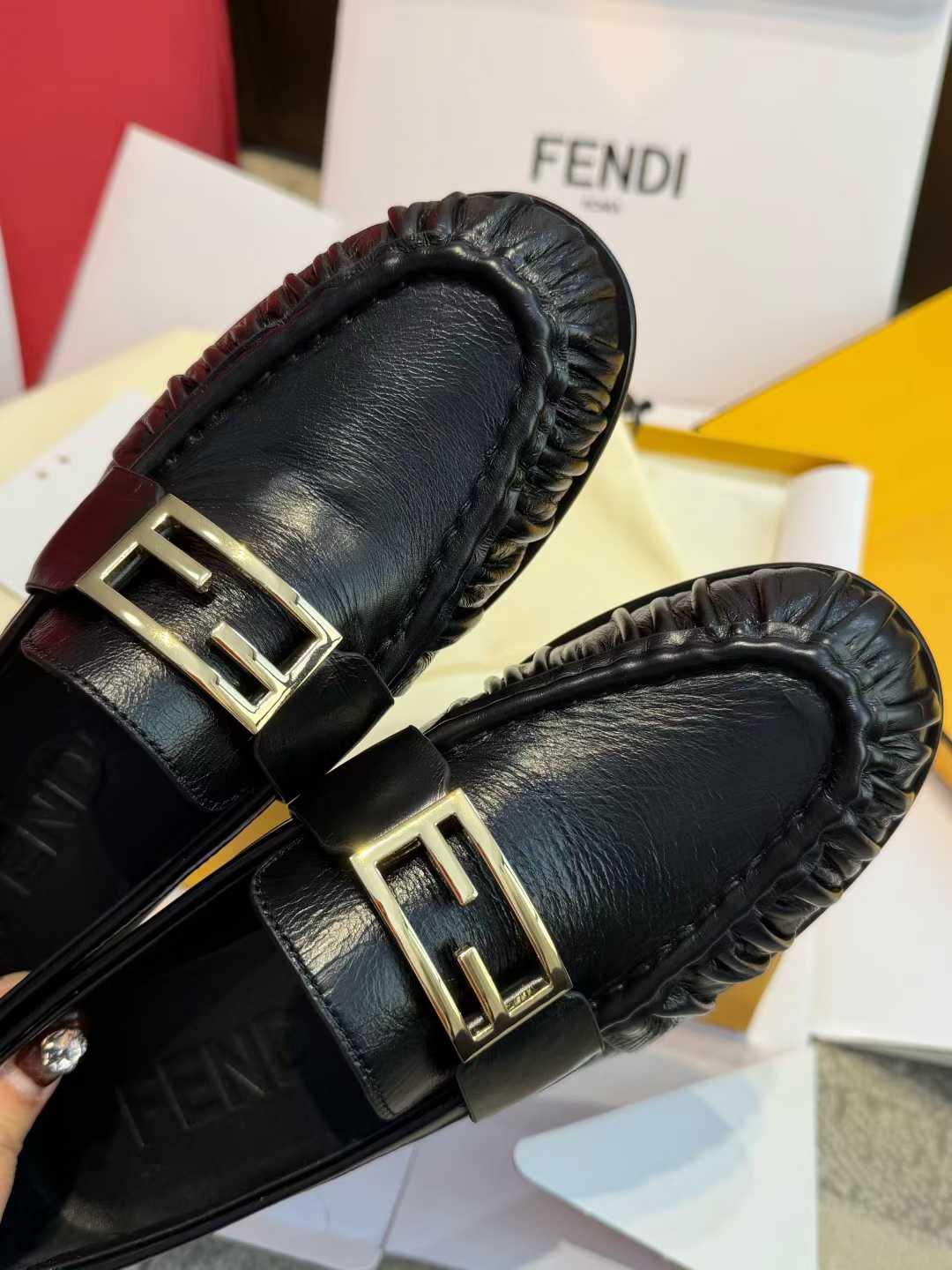 Fendi Love shoes view 4