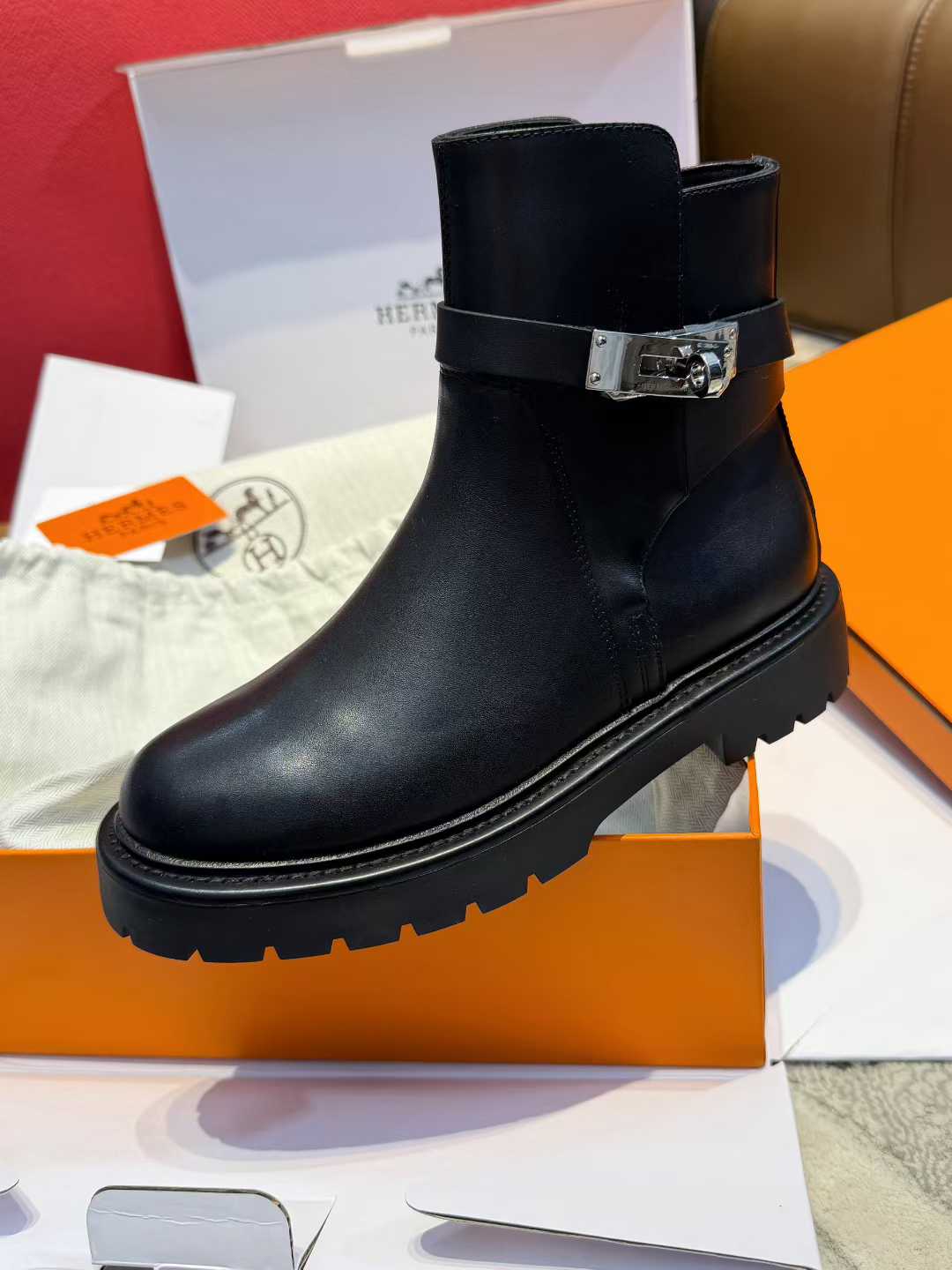 Hermès Short boots view 4