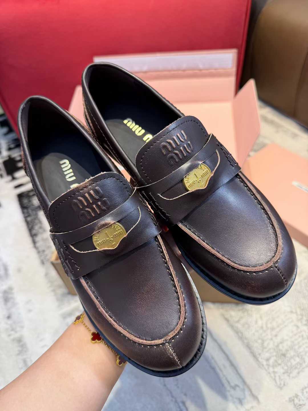 Miu Miu Love shoes view 1