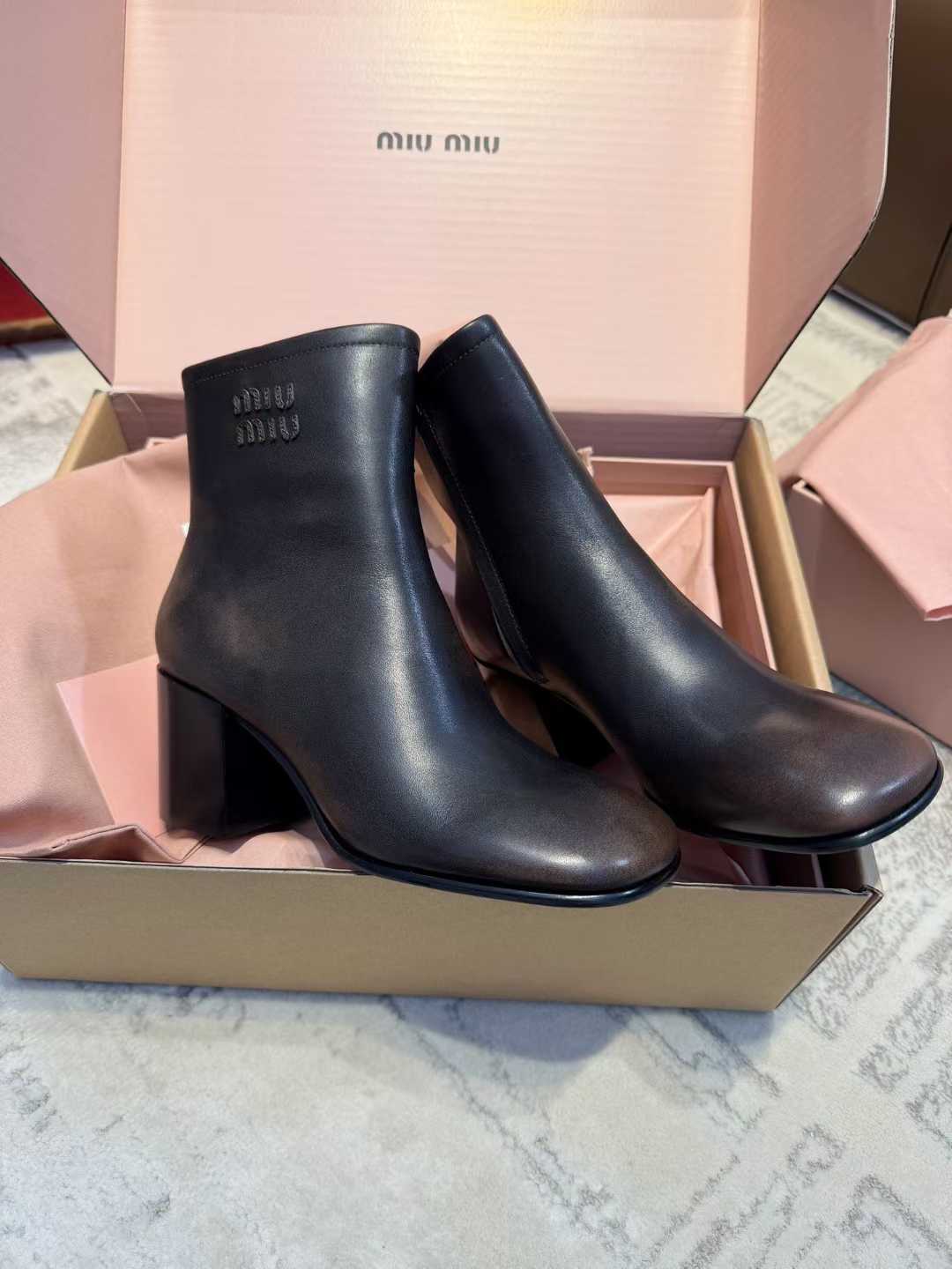 Miu Miu Short boots view 3