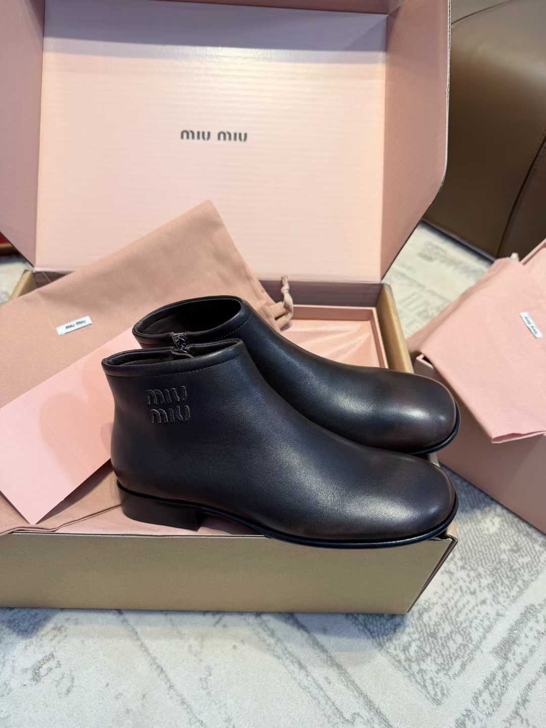 Miu Miu Short boots view 4