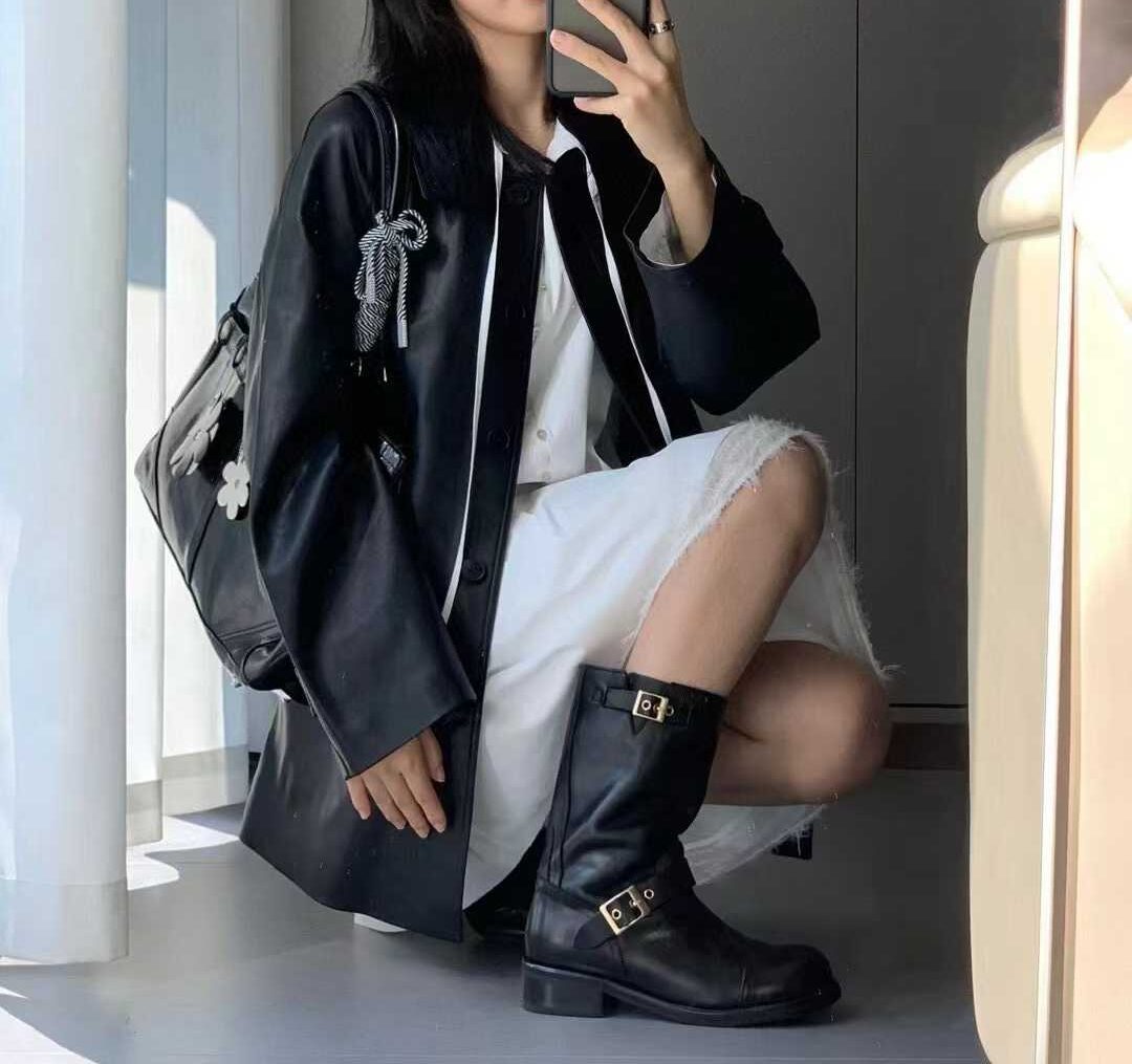Chanel Knight boots view 1