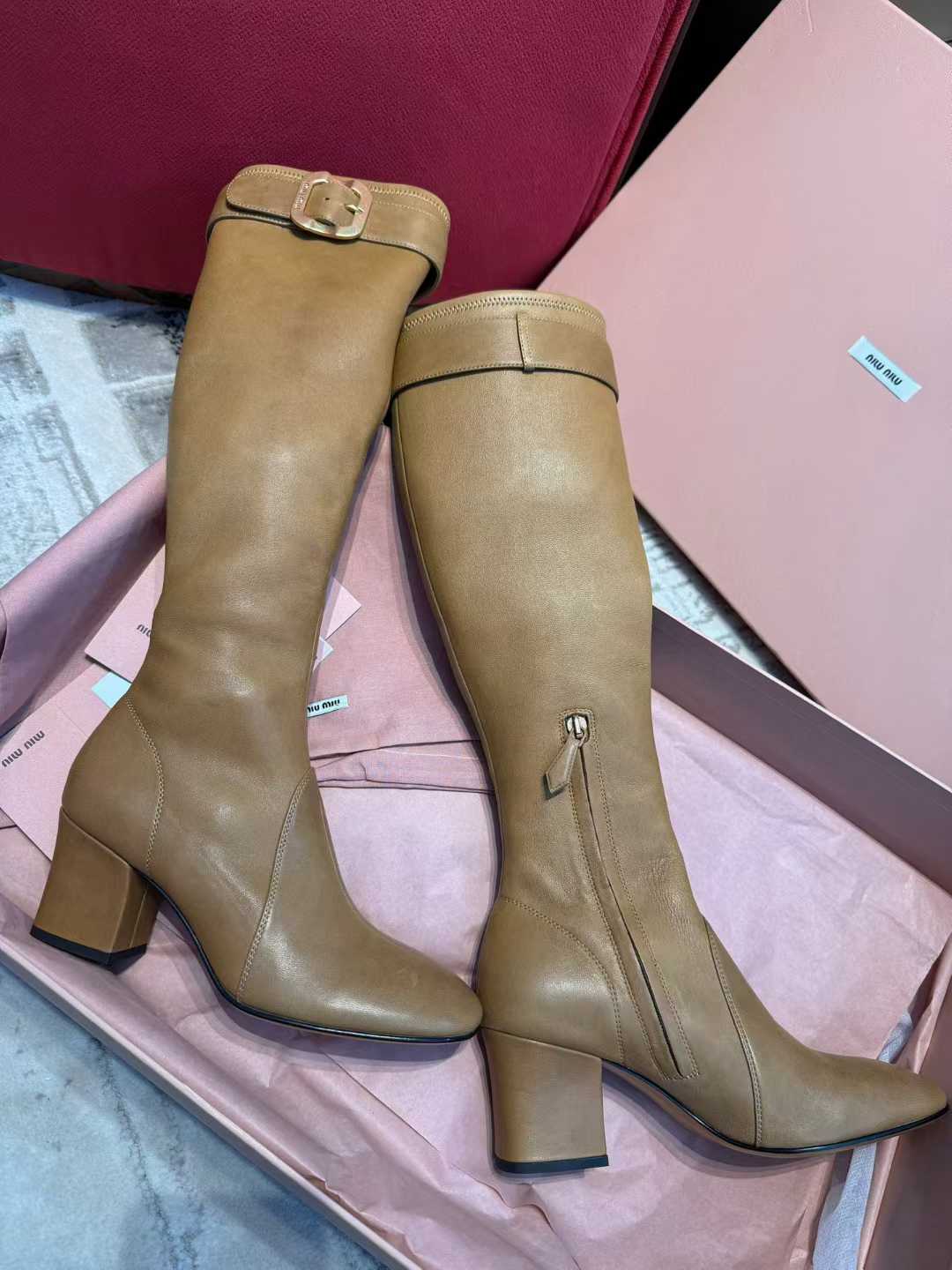 Miu Miu Knight boots view 1