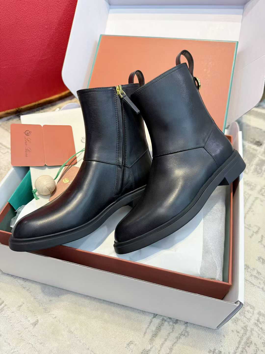 Loro Piana Short boots view 1