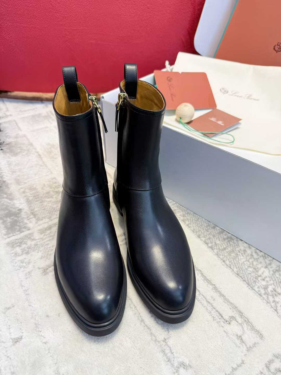 Loro Piana Short boots view 2
