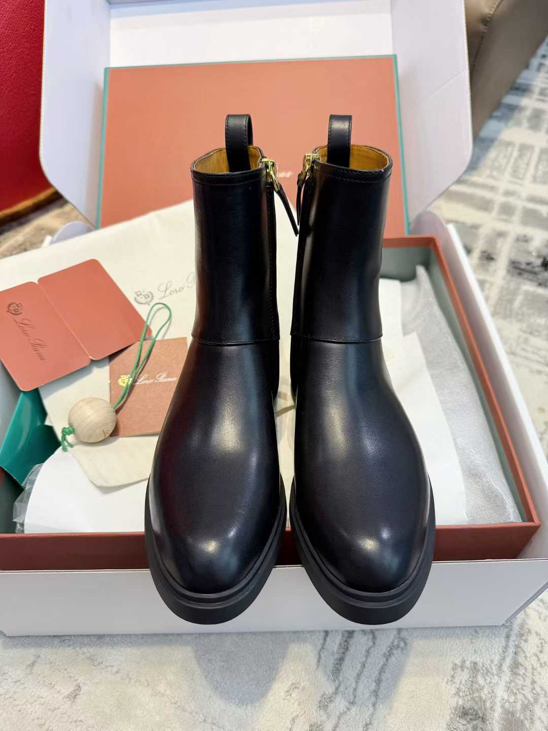 Loro Piana Short boots view 3