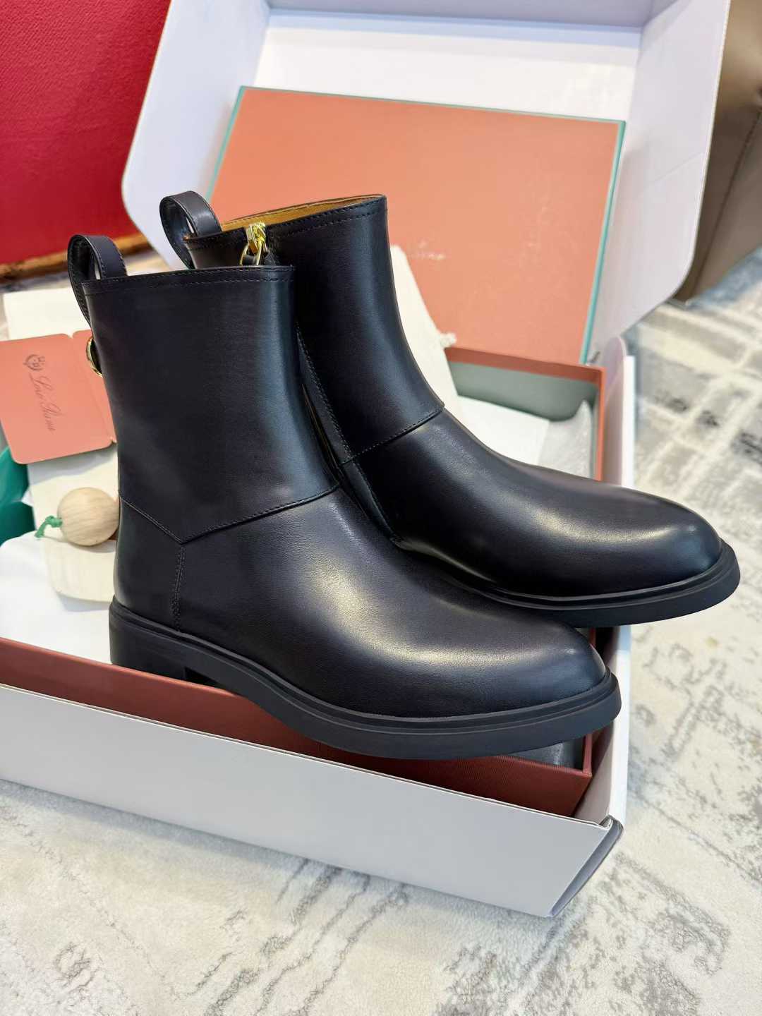 Loro Piana Short boots view 4