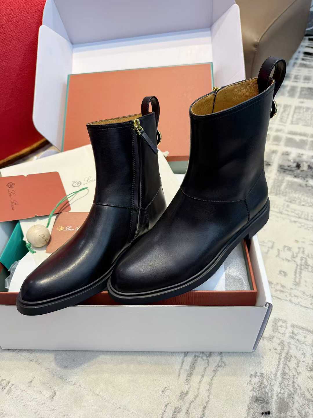 Loro Piana Short boots view 6