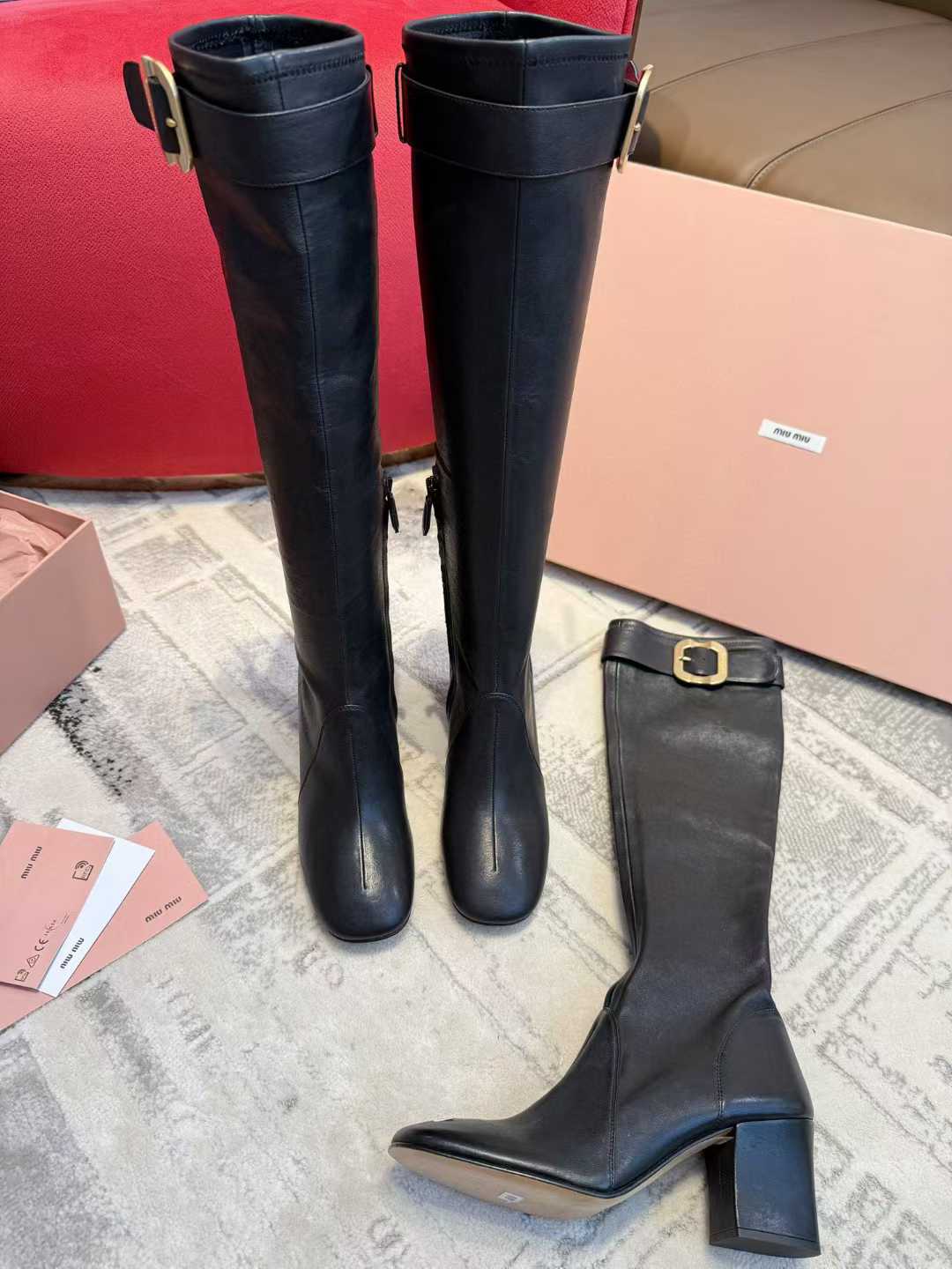 Miu Miu Knight boots view 2