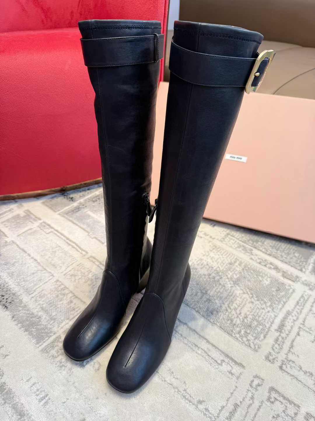 Miu Miu Knight boots view 3
